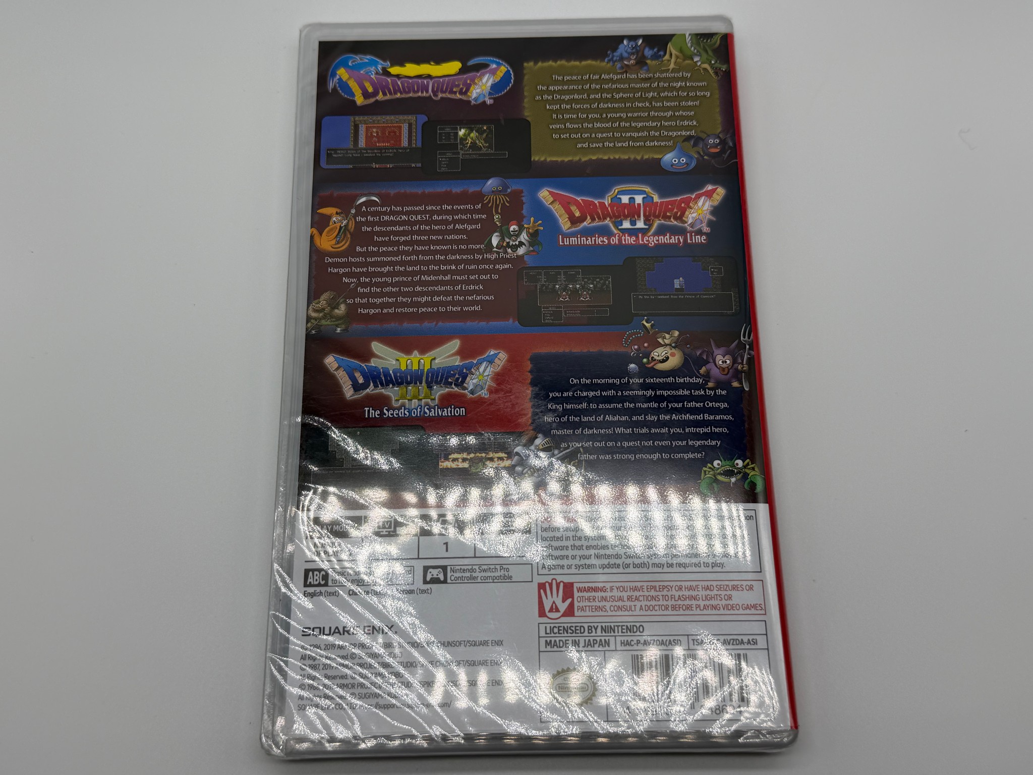 Nintendo Switch Dragon Quest 1Nintendo Switch Dragon Quest 1+2+3 Collection Game