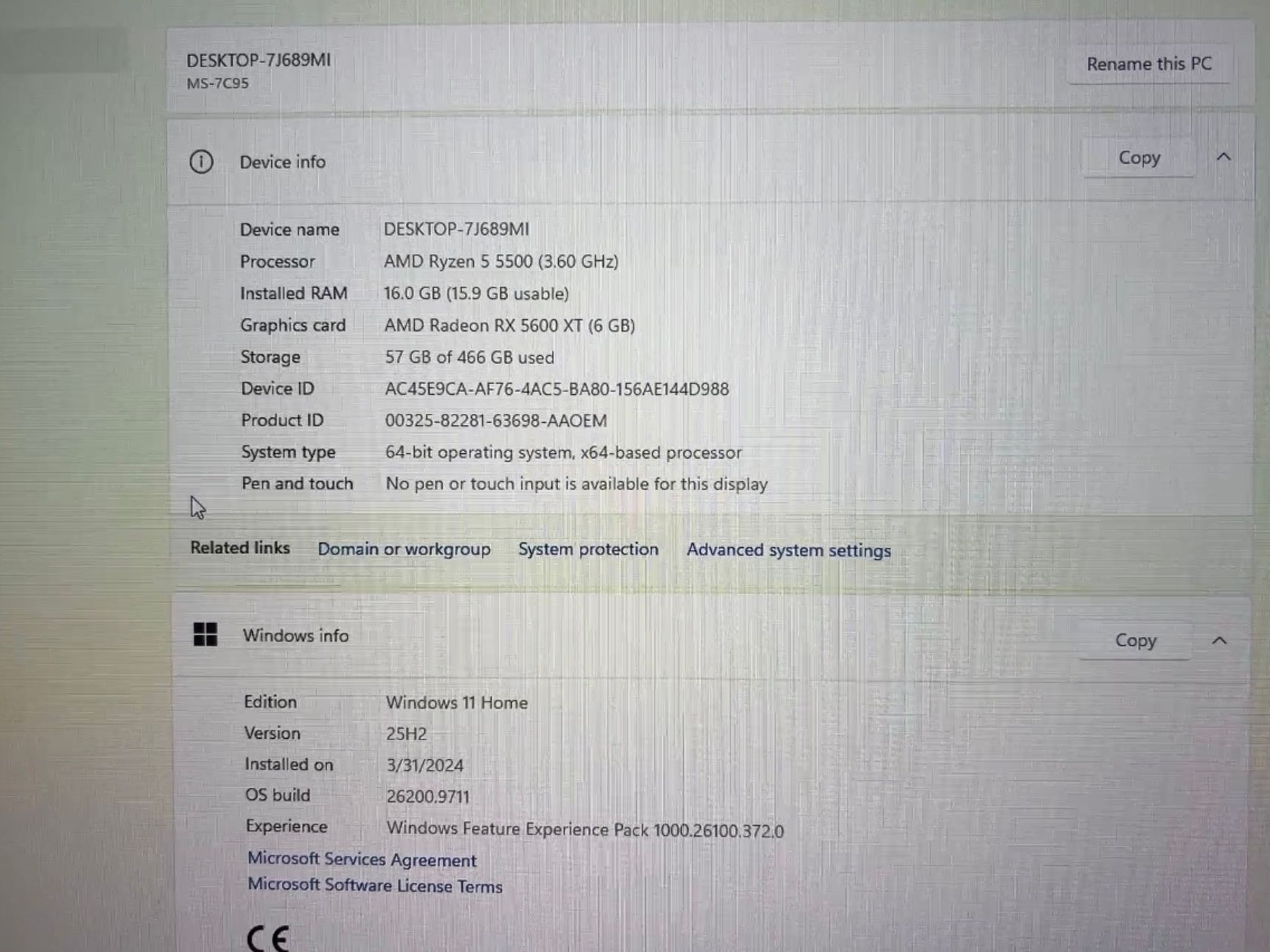 Radeon RX 5600 XT Custom Gaming PC - Ryzen 5 5500, 16GB RAM