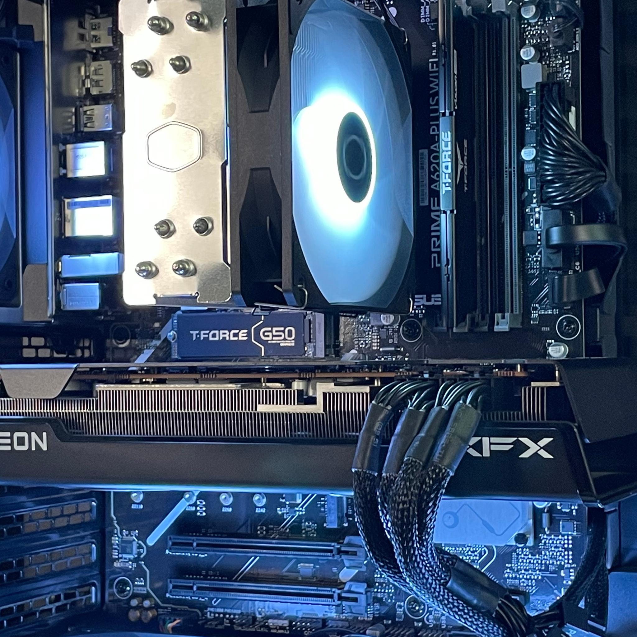 ⚪CHROME Gaming PC | RX 7700 16GB (Non-XT) | Ryzen 7 8700F | 16GB DDR5 | 1TB NVME | WiFi + BT