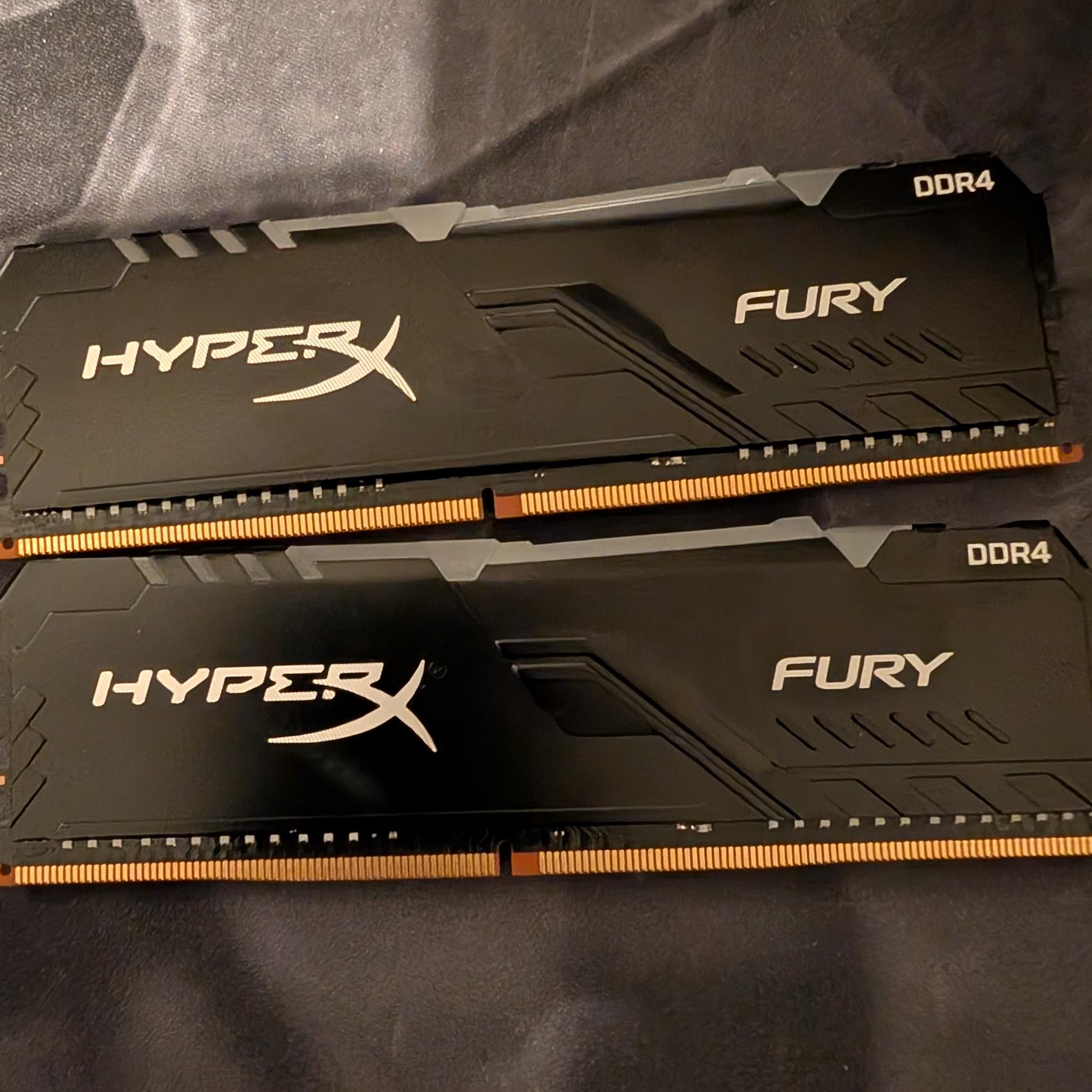 Hyper X Fury ddr4 16gb(2*8) ram