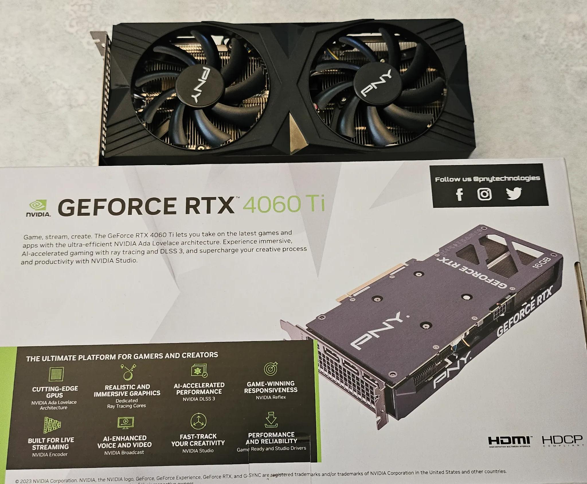 PNY RTX 4060ti 16GB