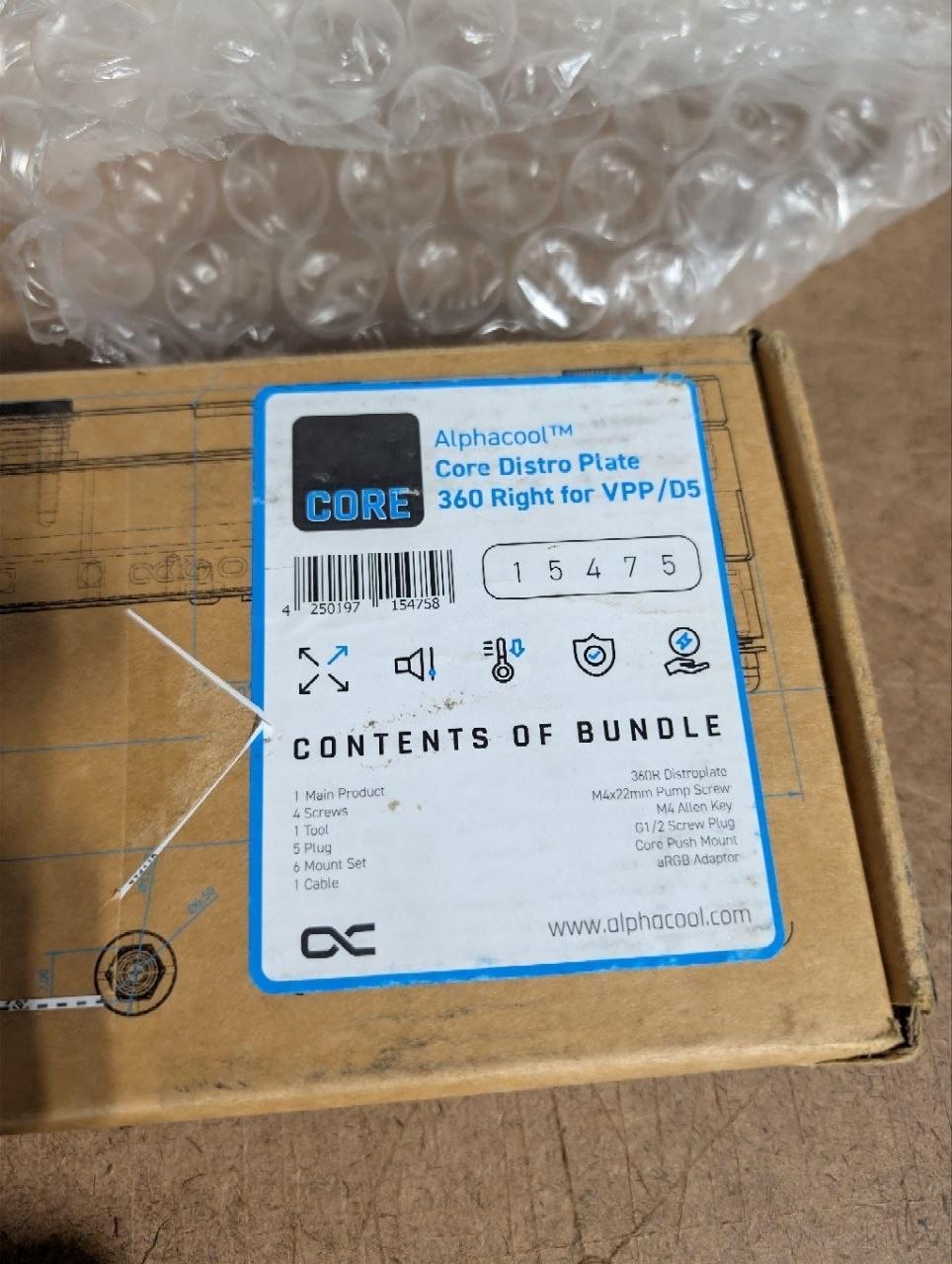 Alphacool Core Distro Plate 360 Right VPP/D5 (15475)