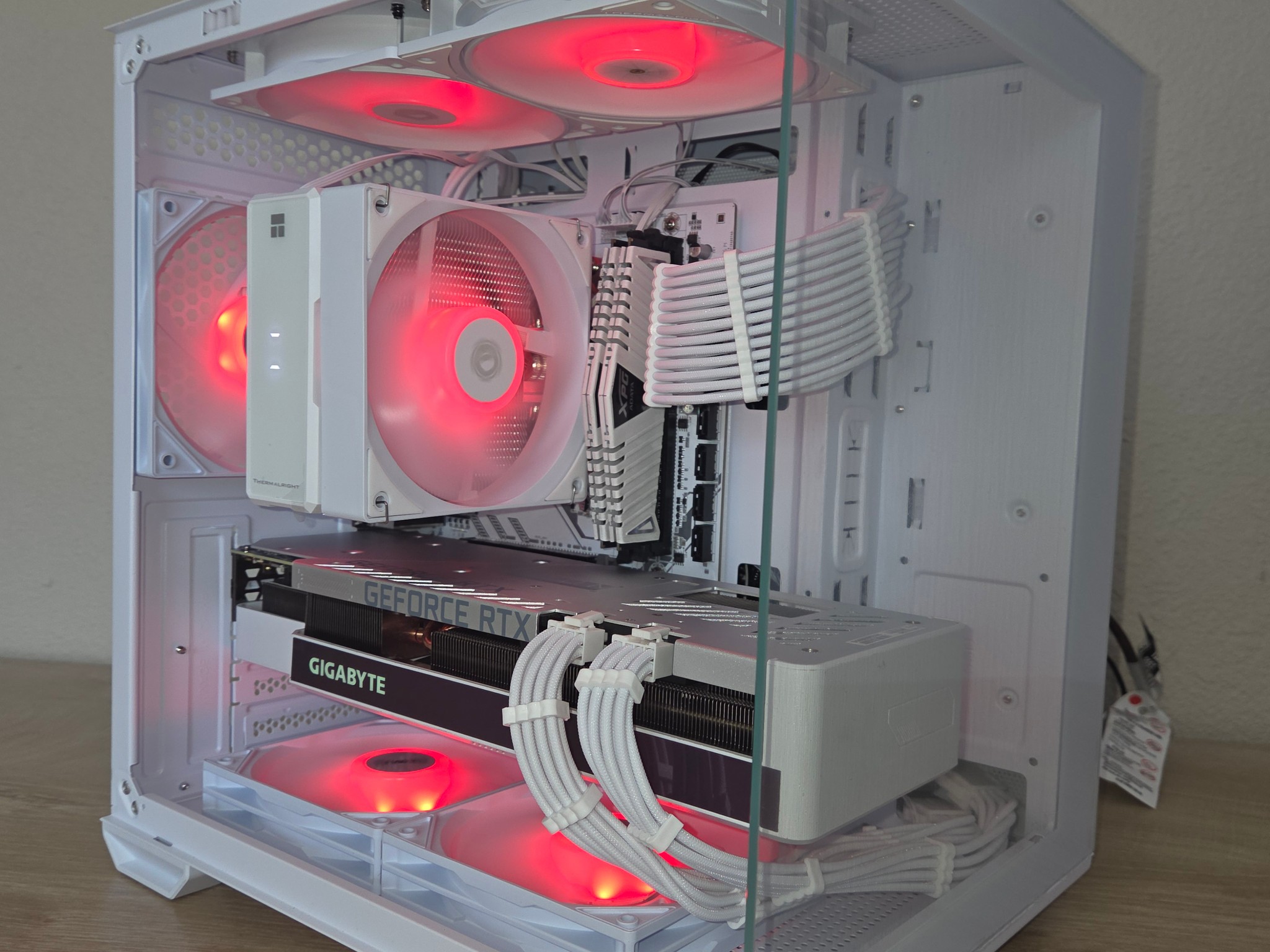 ❄️🤍 Frost vision Pro | RTX 3070 Ti Vision OC | Ryzen 5 5500 | LCD Display Cooler  🤍❄️
