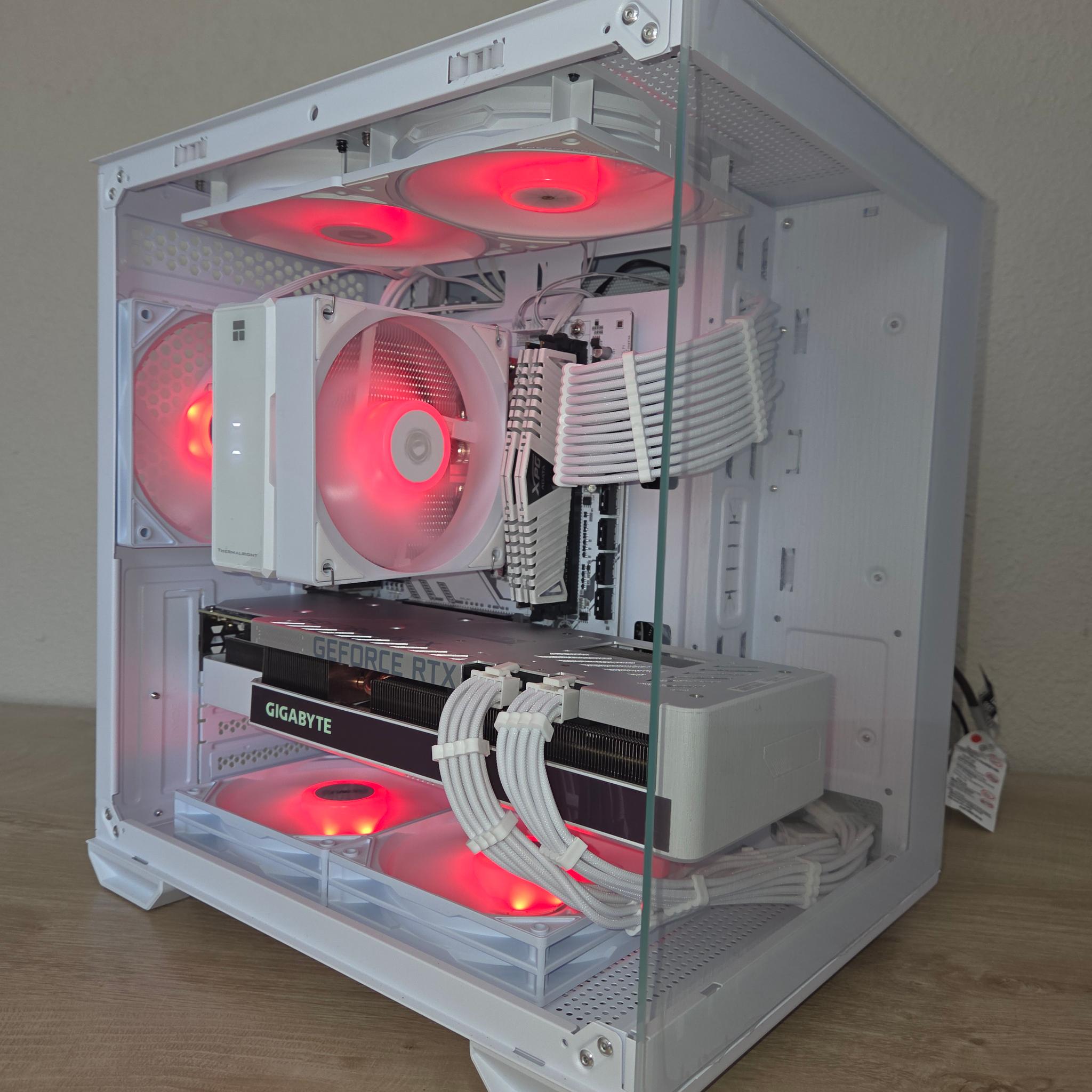 ❄️🤍 Frost vision Pro | RTX 3070 Ti Vision OC | Ryzen 5 5500 | LCD Display Cooler  🤍❄️