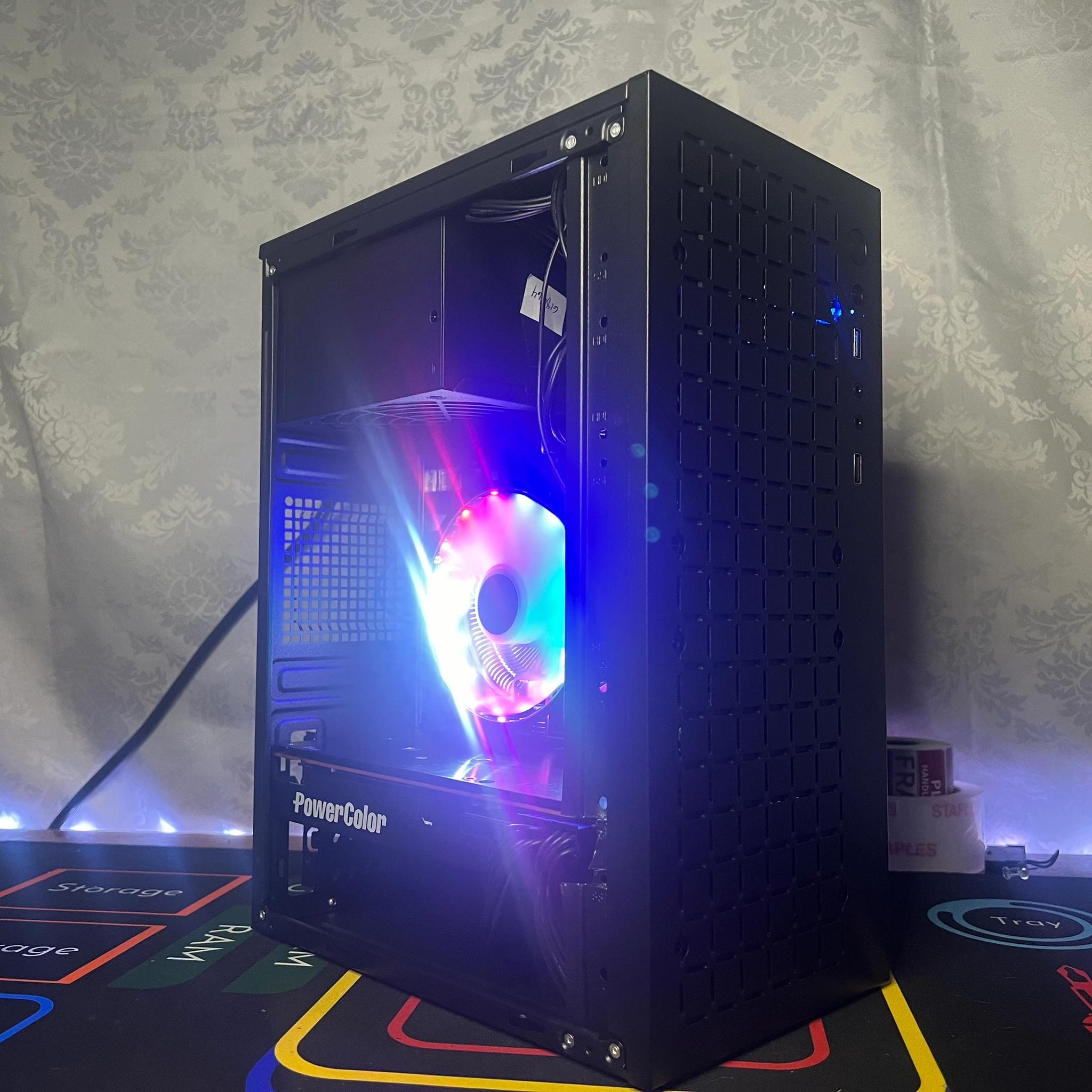 JR+ (Black) -Entry-Level Gaming PC - 10 Core Intel CPU & RX 5700XT (Better than an RTX 3060!)