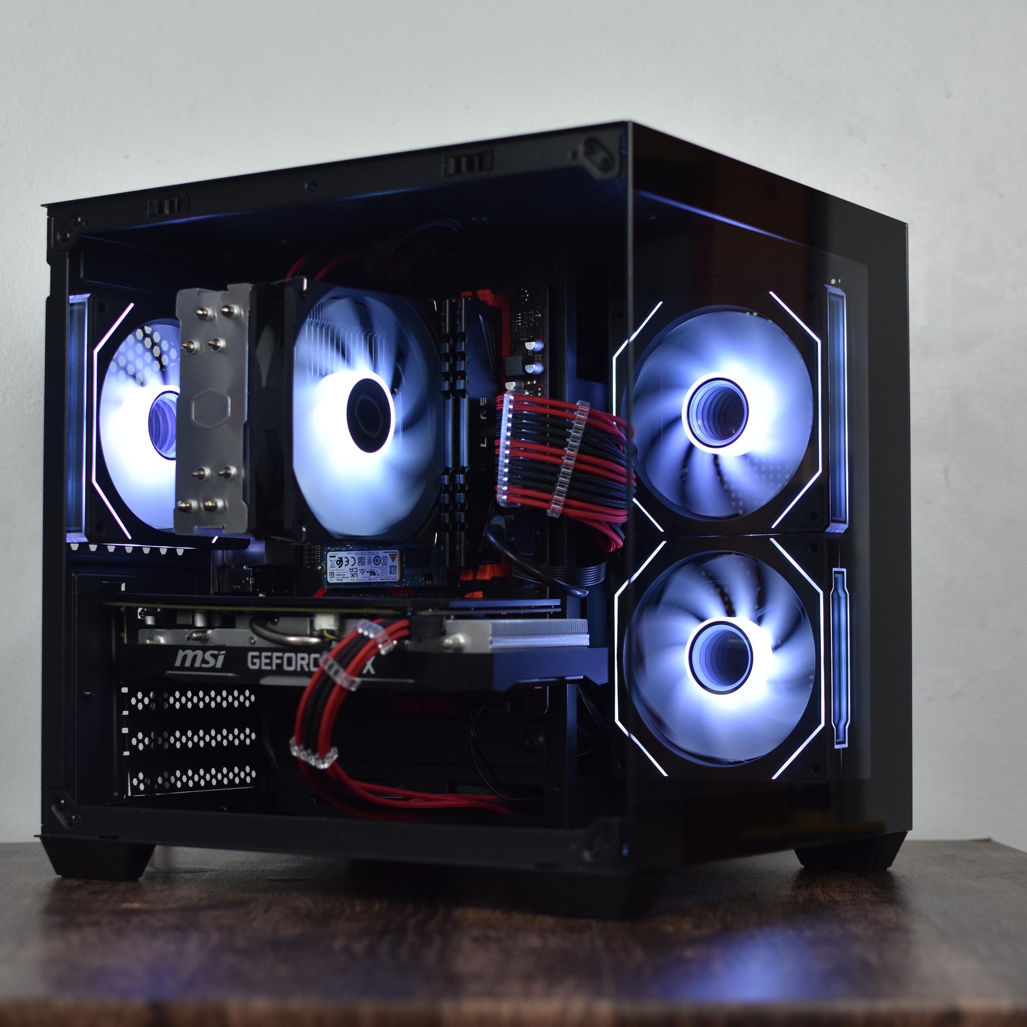 🖤Black & Red❤️ Budget Gaming PC (Ryzen 5 3600 + RTX 2060 Super + 16gb of ram)