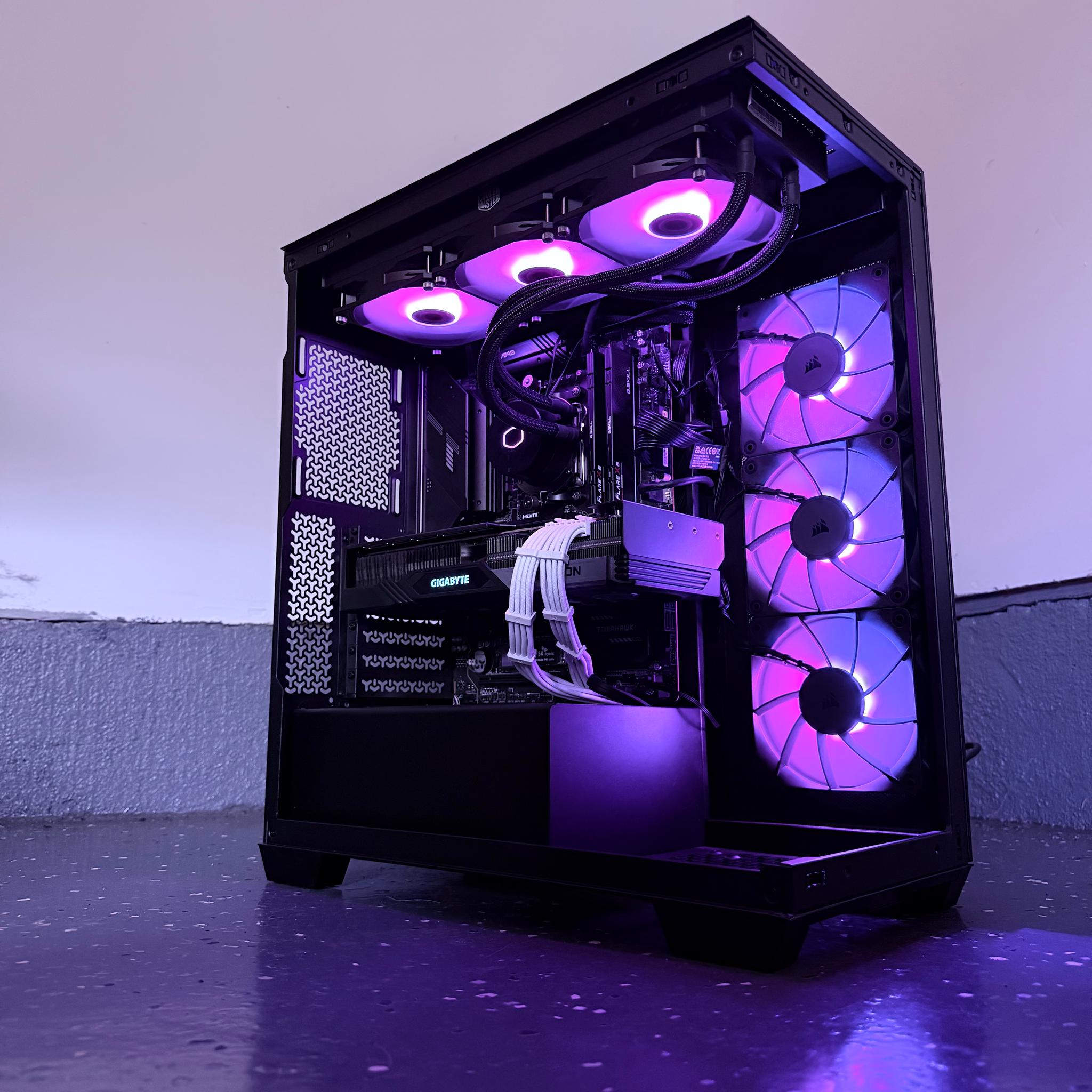 ⚫️"Void Reaper "🟣| 1440p Gaming | Ryzen 9 9900x | RX 7800 XT 16GB | 32B DDR5 Ram | 2TB NVMe