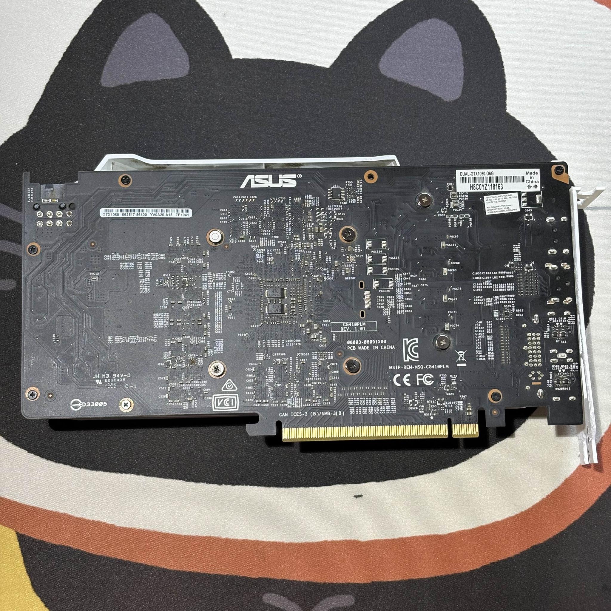 ASUS DUAL Fan 1060 OC 6GB