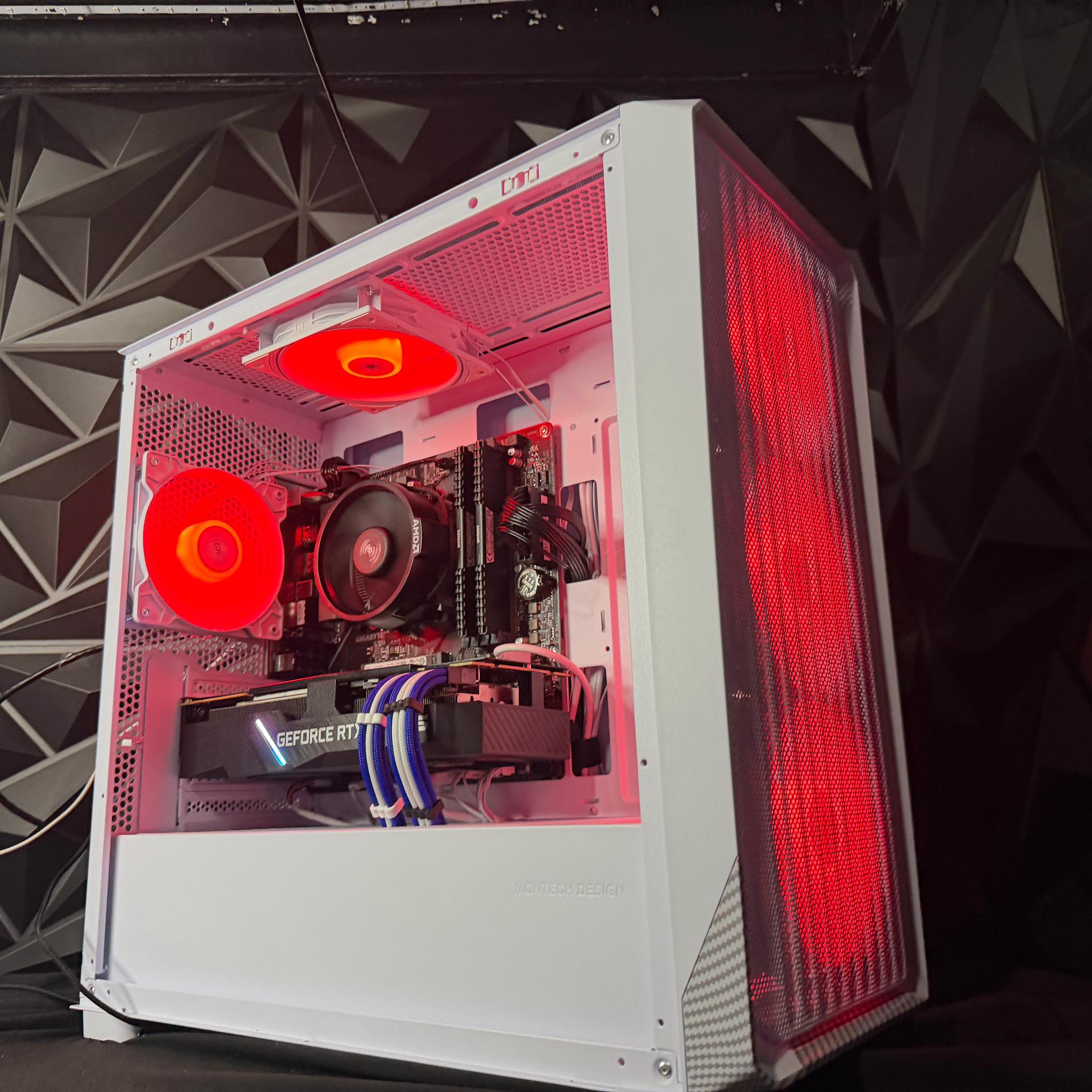 🔵⚡ BLUE FIBER ⚡🔵 Ryzen 5 5500| RTX 2080 Super | 16 GB DDR4| 1 TB SSD| 650W PSU