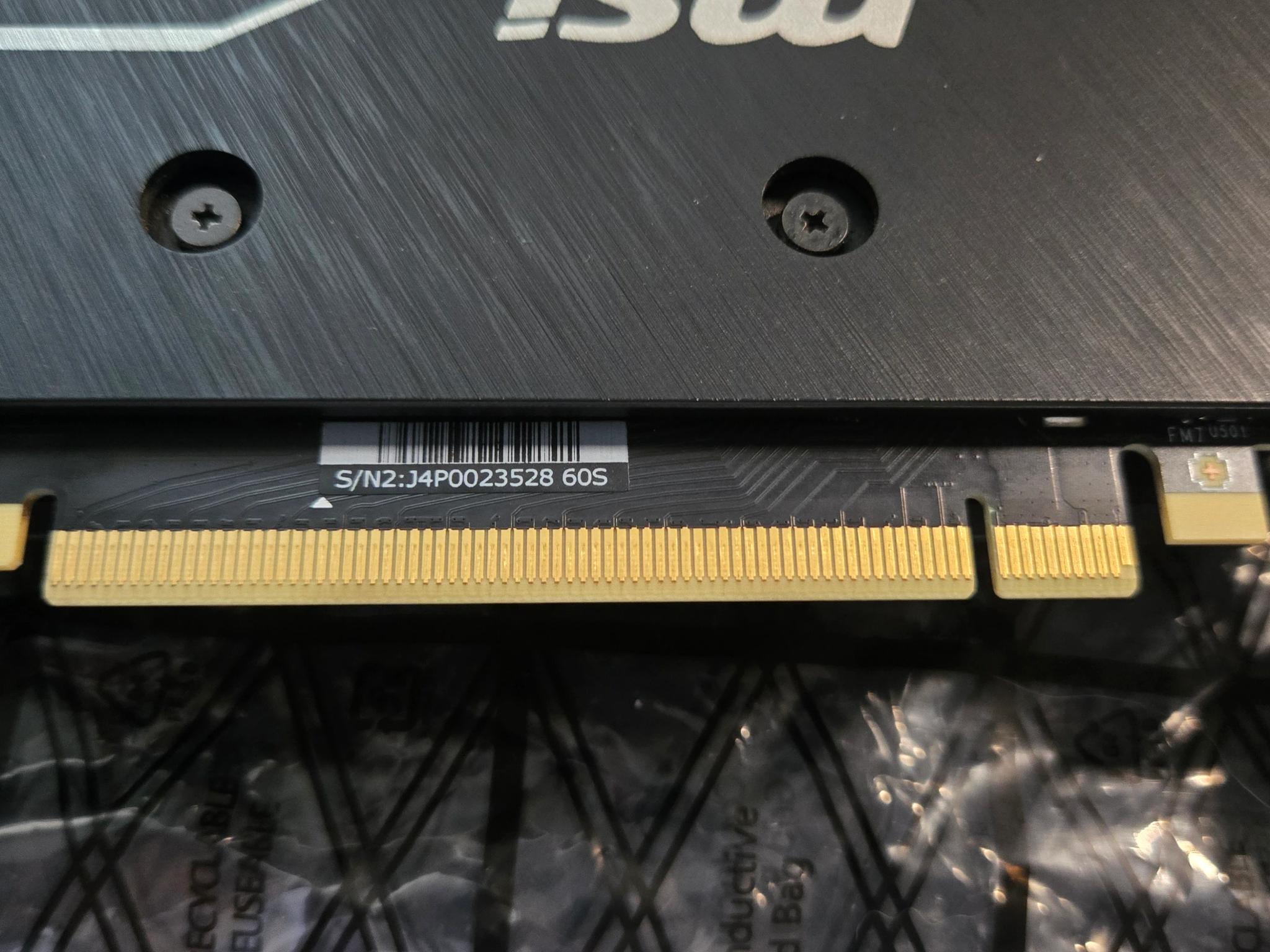 MSI Ventus GTX 1660 Ti OC