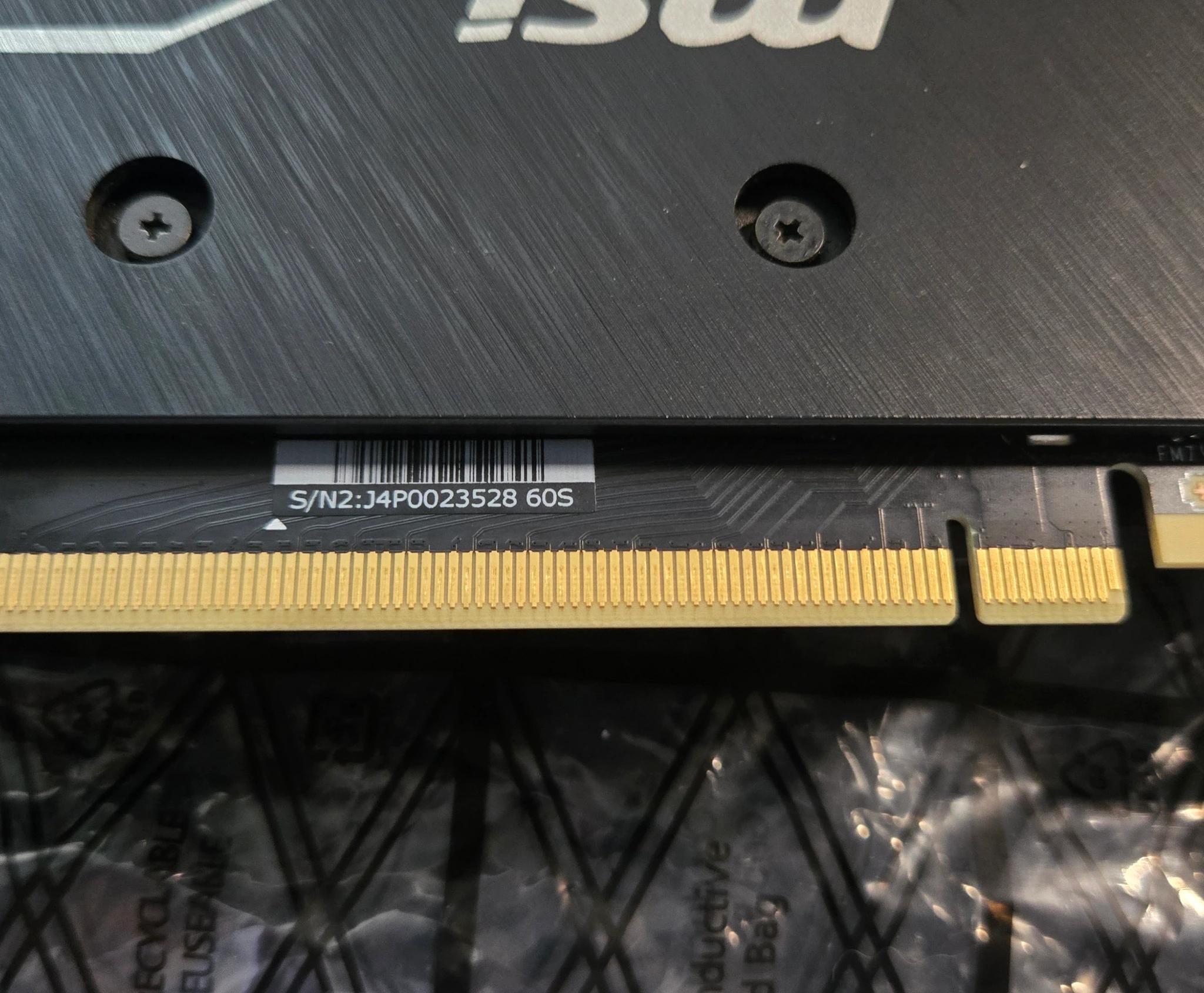 MSI Ventus GTX 1660 Ti OC