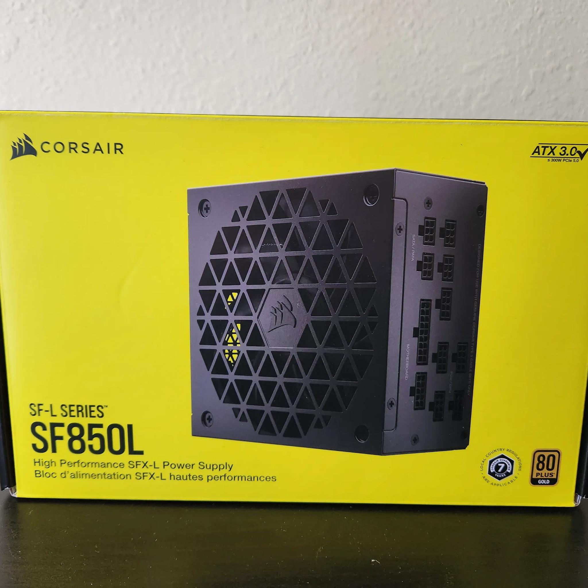 Corsair SF850L 850 W 80+ Gold Certified Fully Modular SFX-L Power Supply