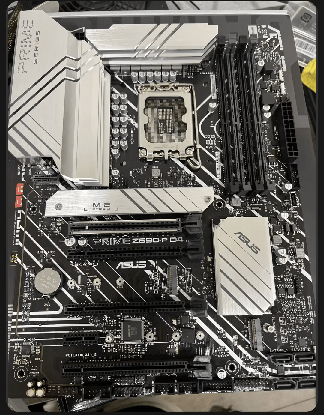 ASUS Prime Z690-P D4 LGA 1700 (Intel 12th Gen) ATX Motherboard (PCIe 5.0,DDR4,3X M.2,2.5Gb LAN