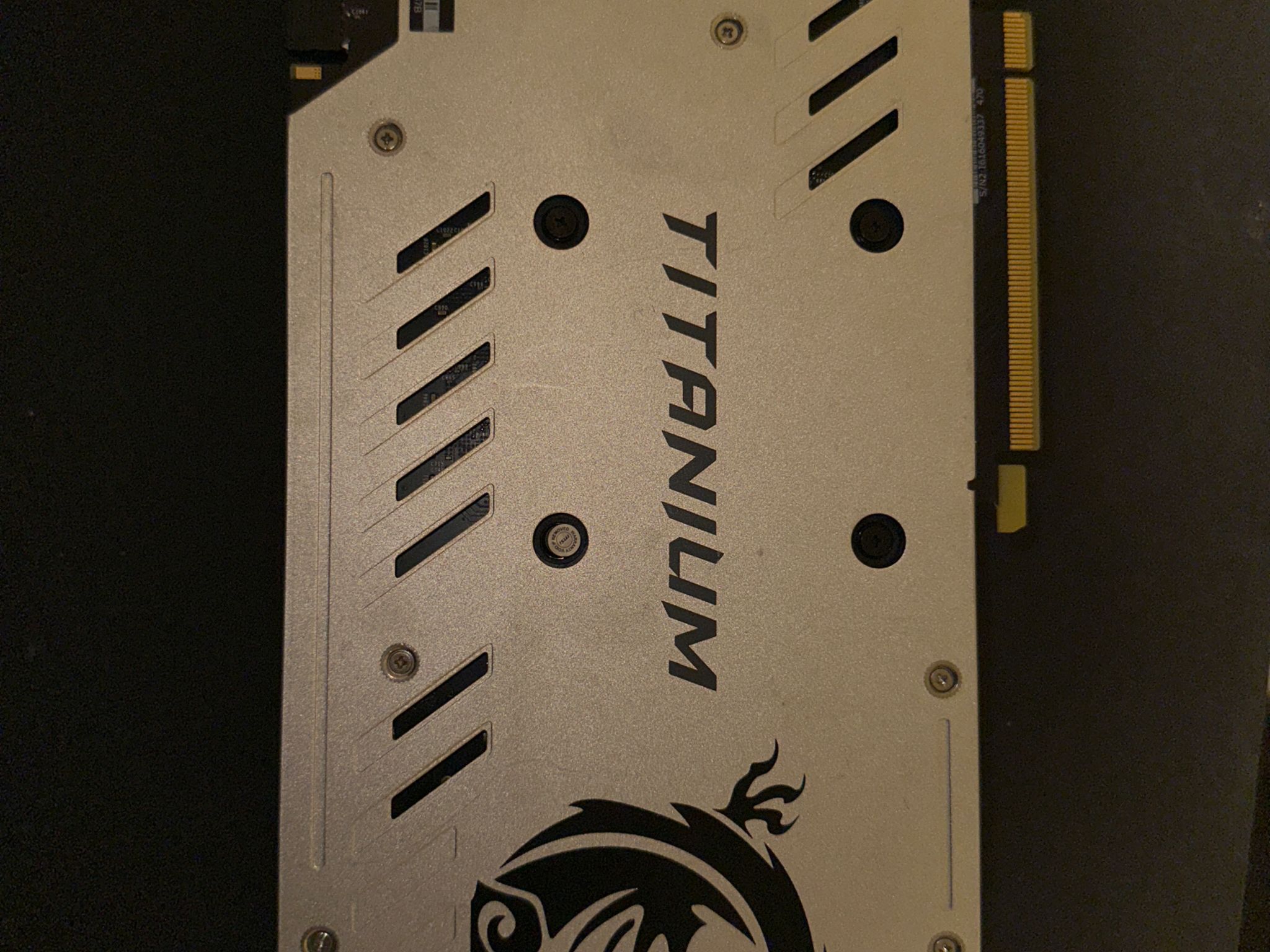 Msi Titanium 1070ti 8gbs