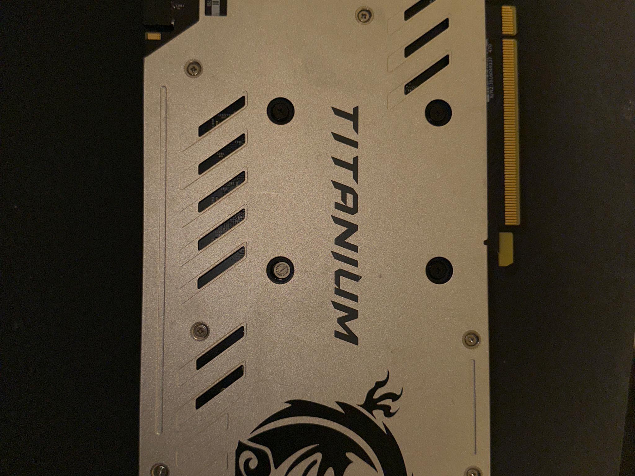Msi Titanium 1070ti 8gbs