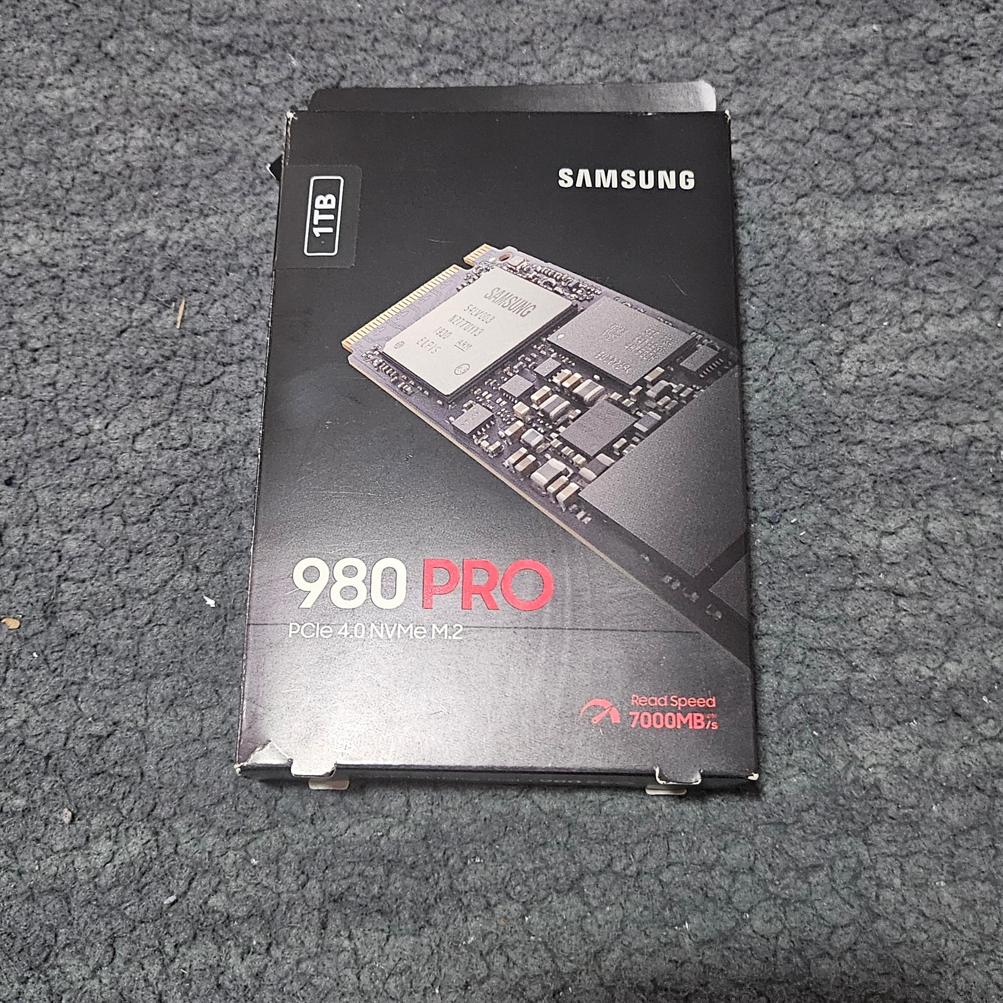 Samsung 980 Pro 1TB NVMe PCIe 4.0 SSD – Fast Gen 4 Storage