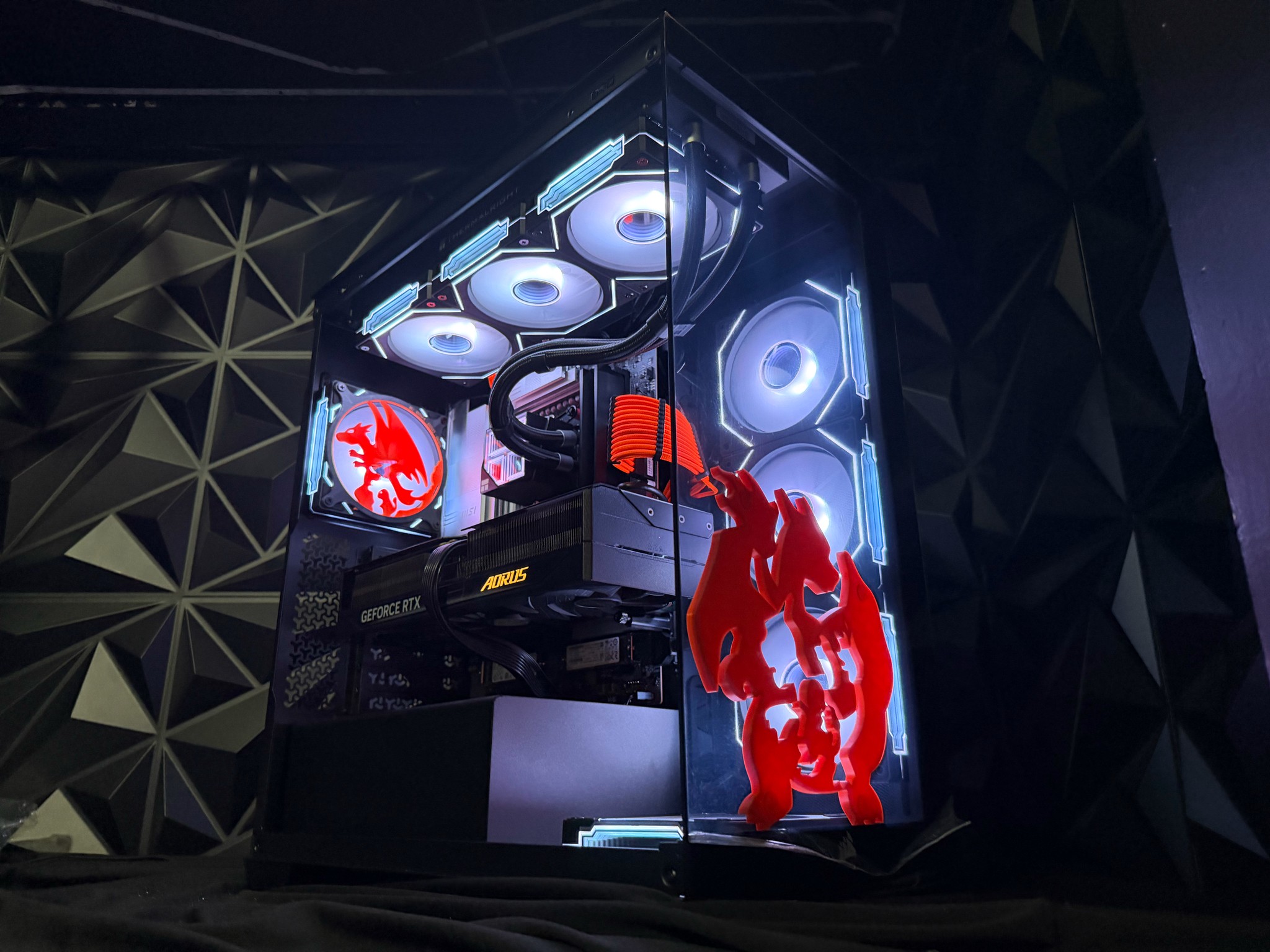 🔥🧡 PRIZM ZARD🧡🔥  Ryzen 9 7900X| RTX 5070| 32 GB DDR5| 2.5 TB NVMe| 850W PSU