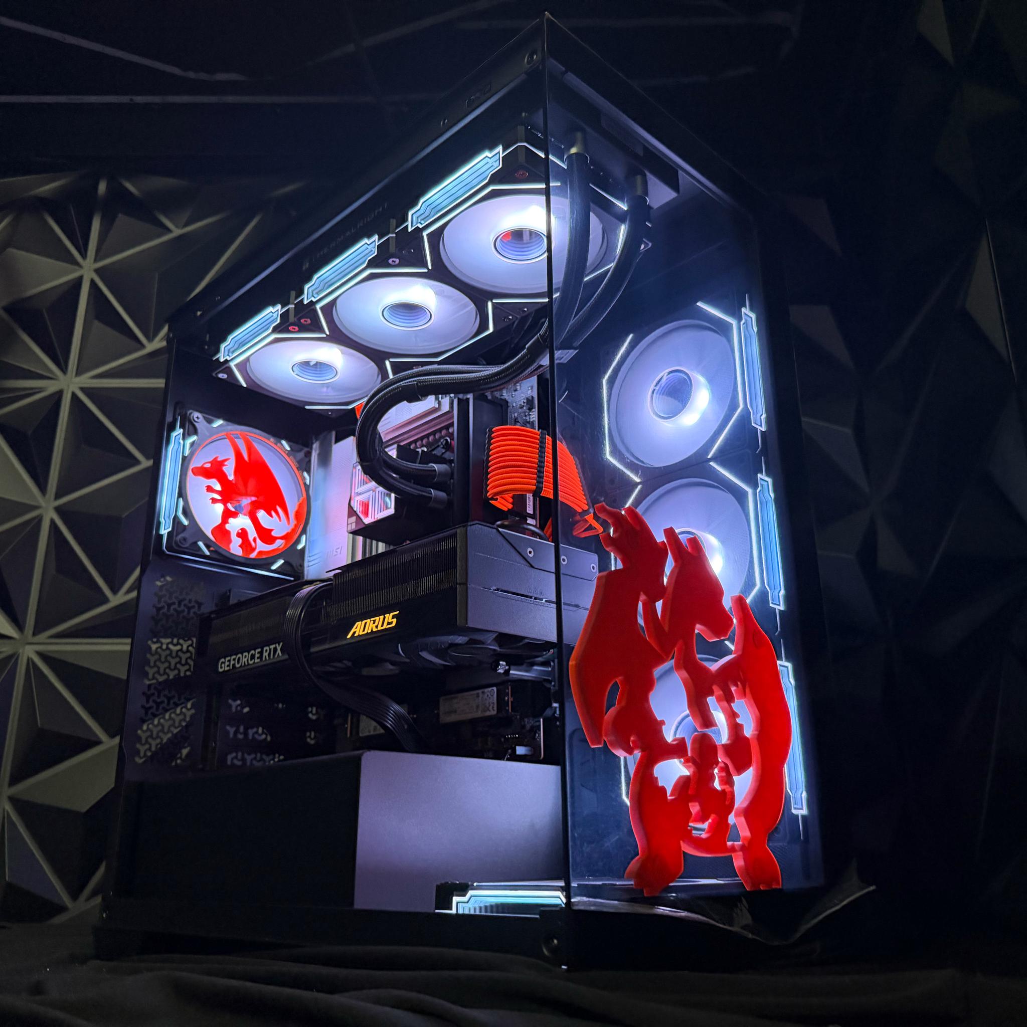 🔥🧡 PRIZM ZARD🧡🔥  Ryzen 9 7900X| RTX 5070| 32 GB DDR5| 2.5 TB NVMe| 850W PSU