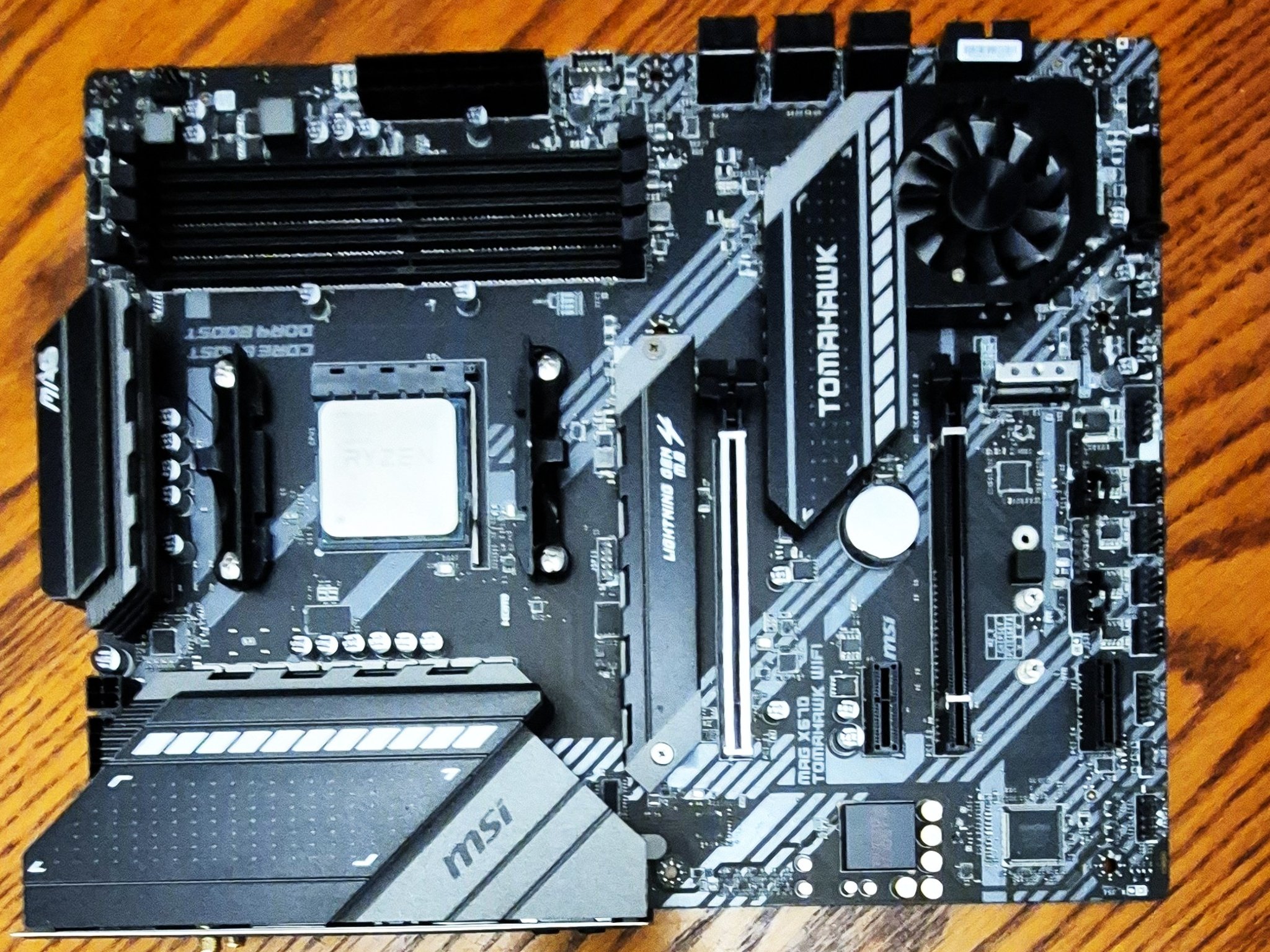 Pre-Owned MSI X570 Tomahawk, Ryzen 9 5950X, New ICE Moon Liquid Cooler, 32GB RAM, AMD Radeon RX580