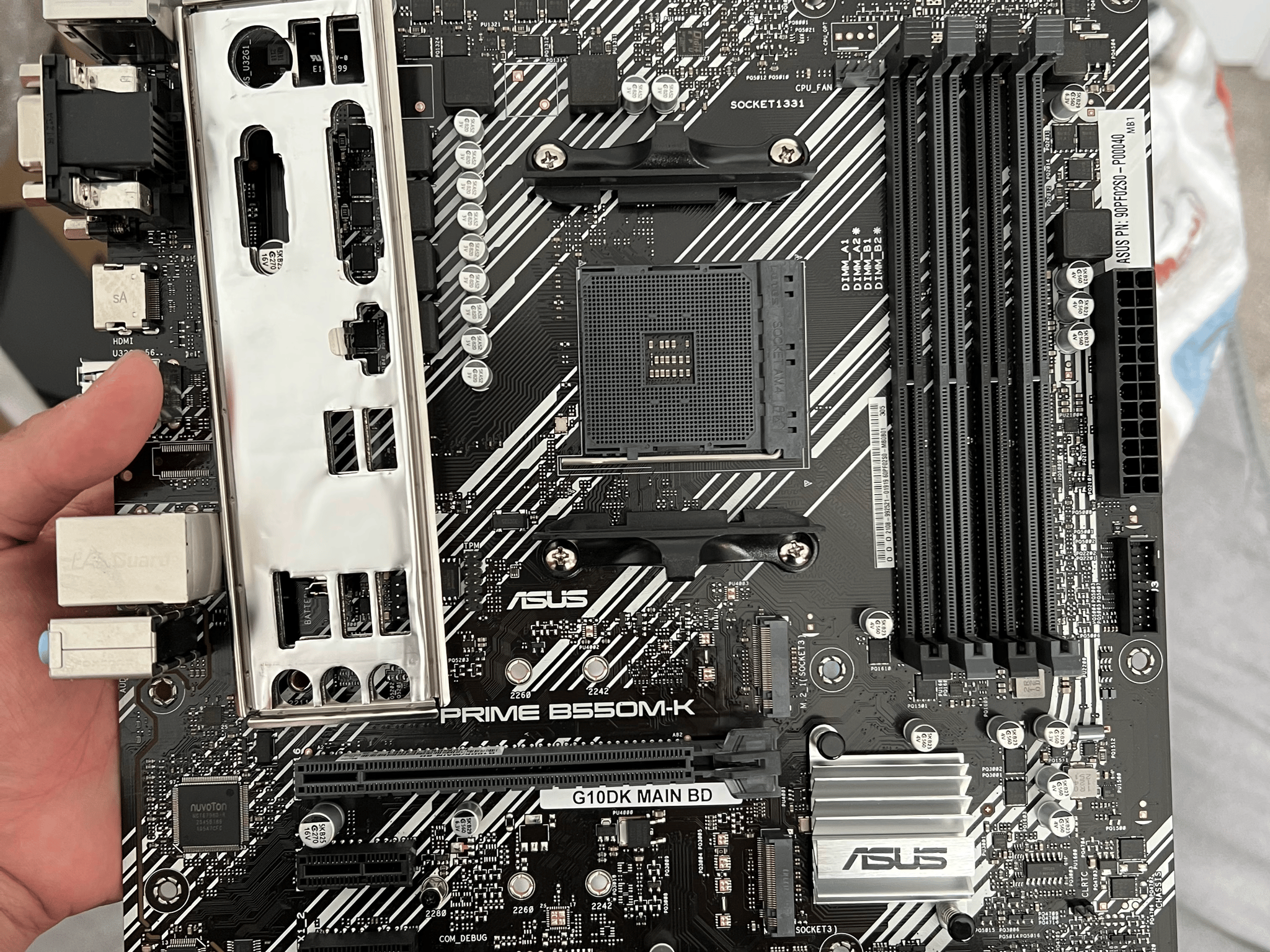 ASUS B550m-k Prime AM4