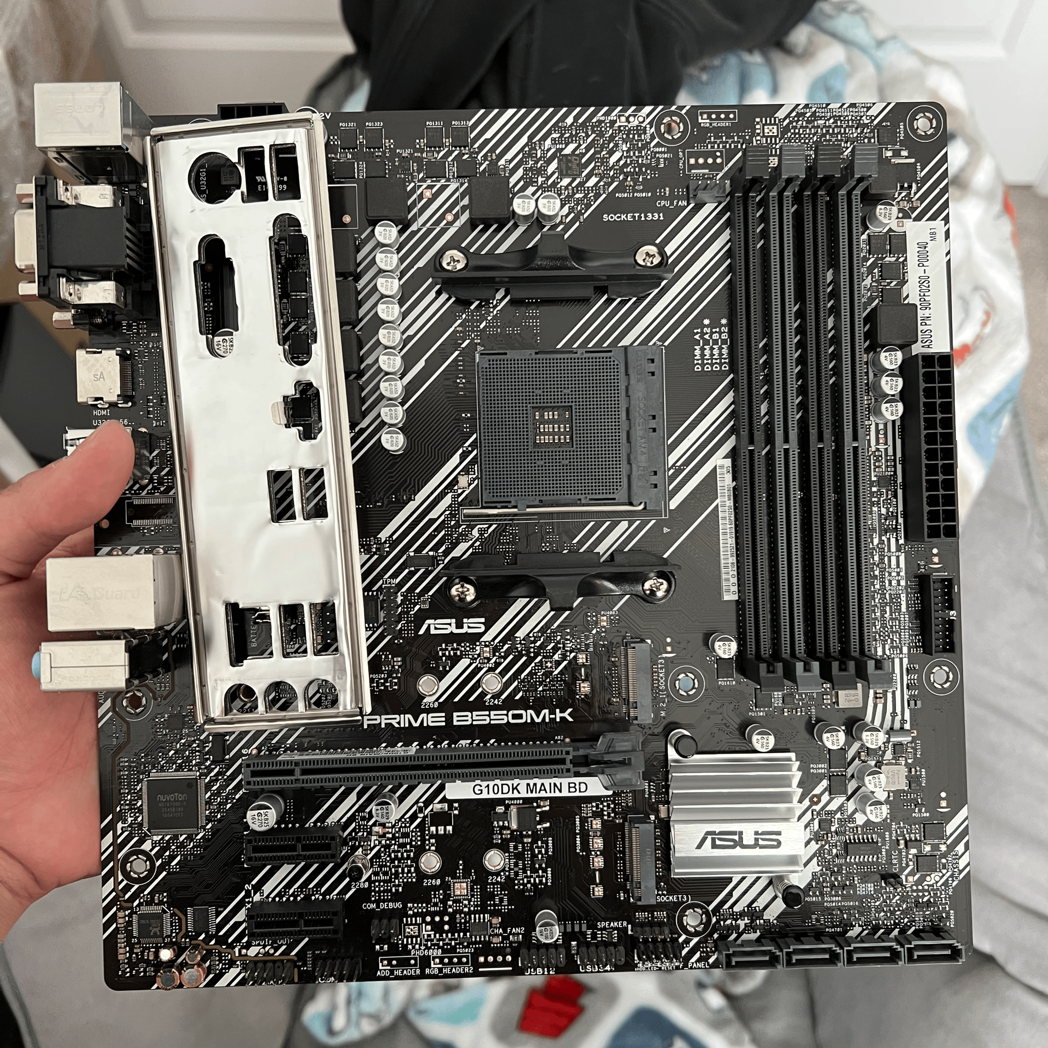 ASUS B550m-k Prime AM4