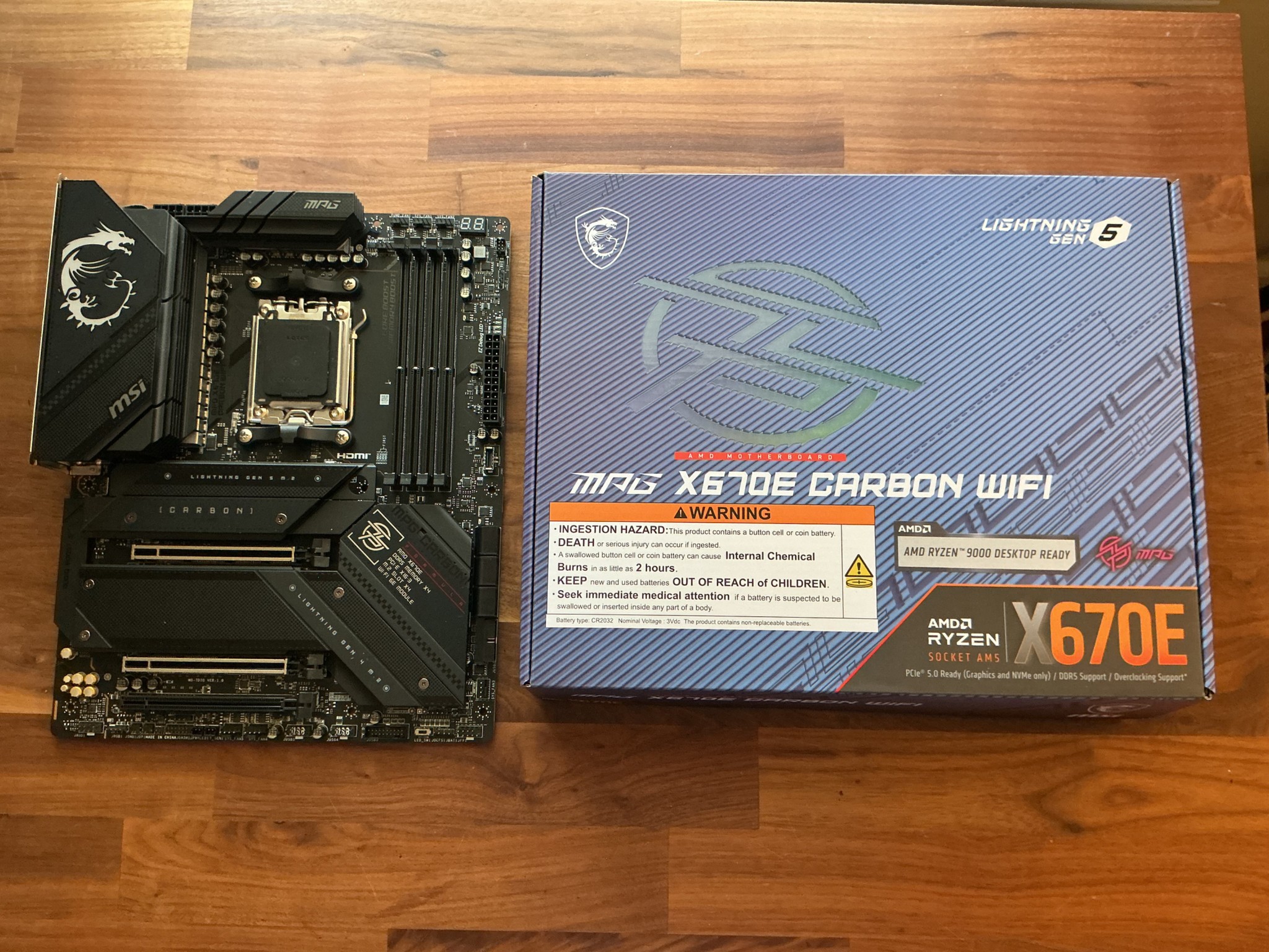 MSI MAG X670E Carbon WiFi motherboard AM5