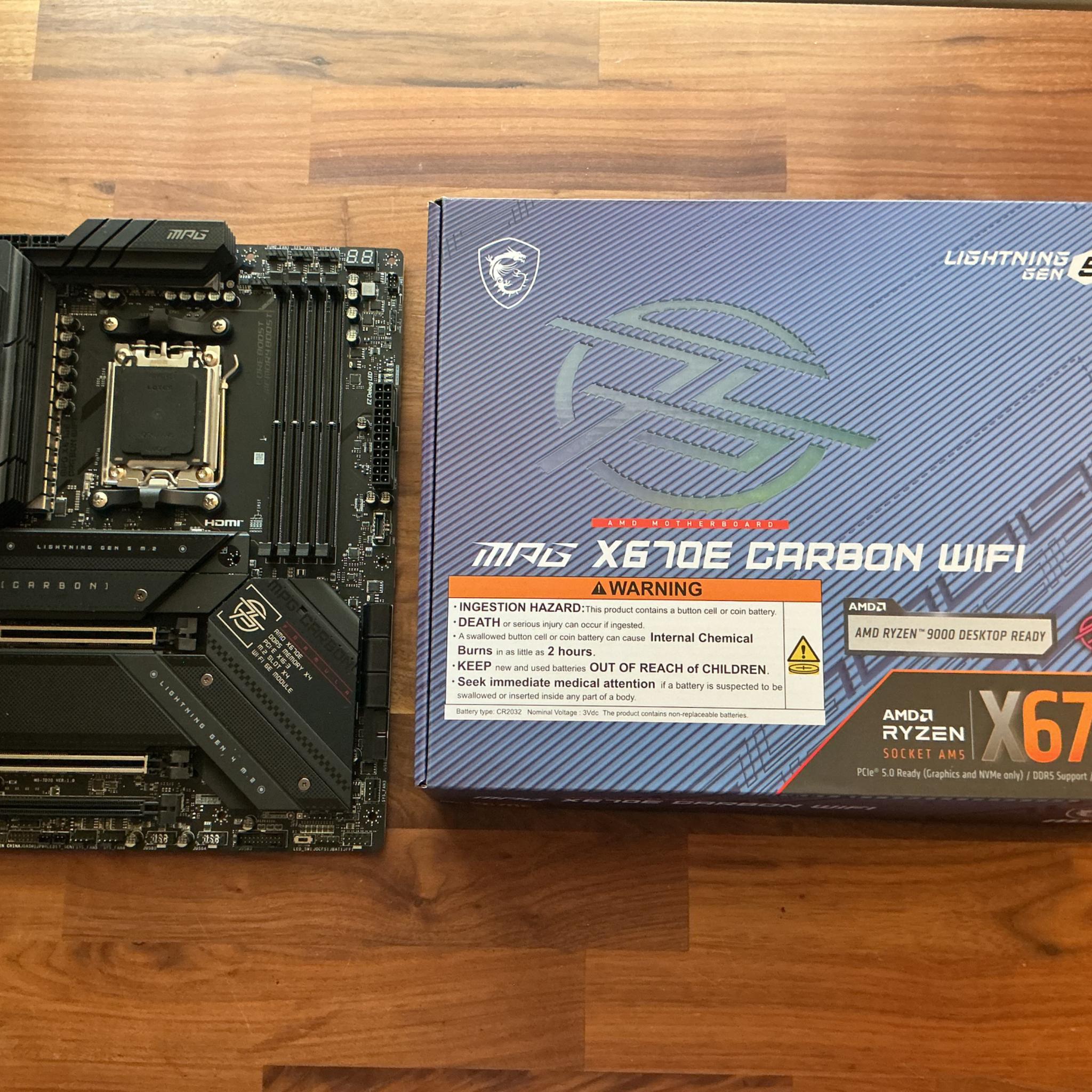 MSI MAG X670E Carbon WiFi motherboard AM5