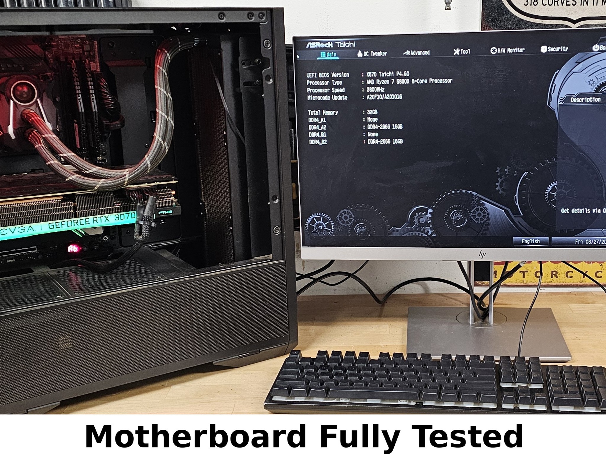 X570 AM4 DDR4 WIFI ATX ASROCK Taichi Motherboard