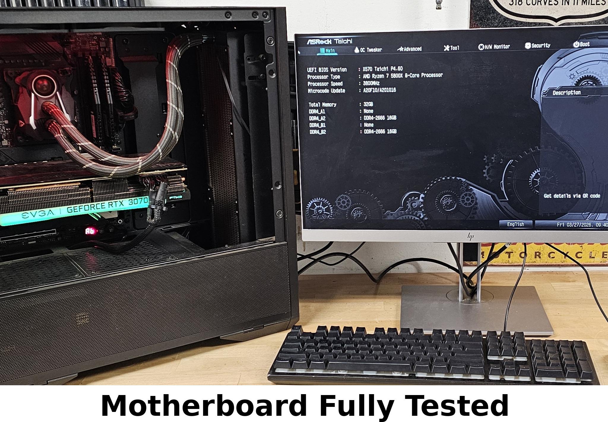 X570 AM4 DDR4 WIFI ATX ASROCK Taichi Motherboard