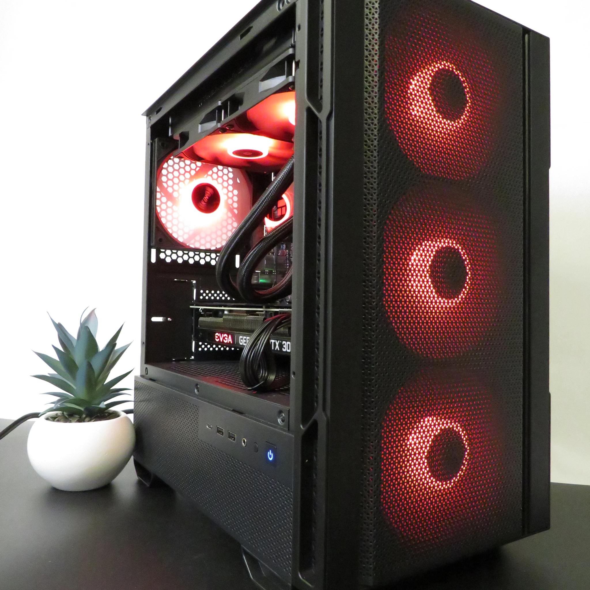 Compact POWER! Ryzen 5 7400F + EVGA RTX 3070 XC3 + 32 GB DDR5 RAM + 1 TB NVME