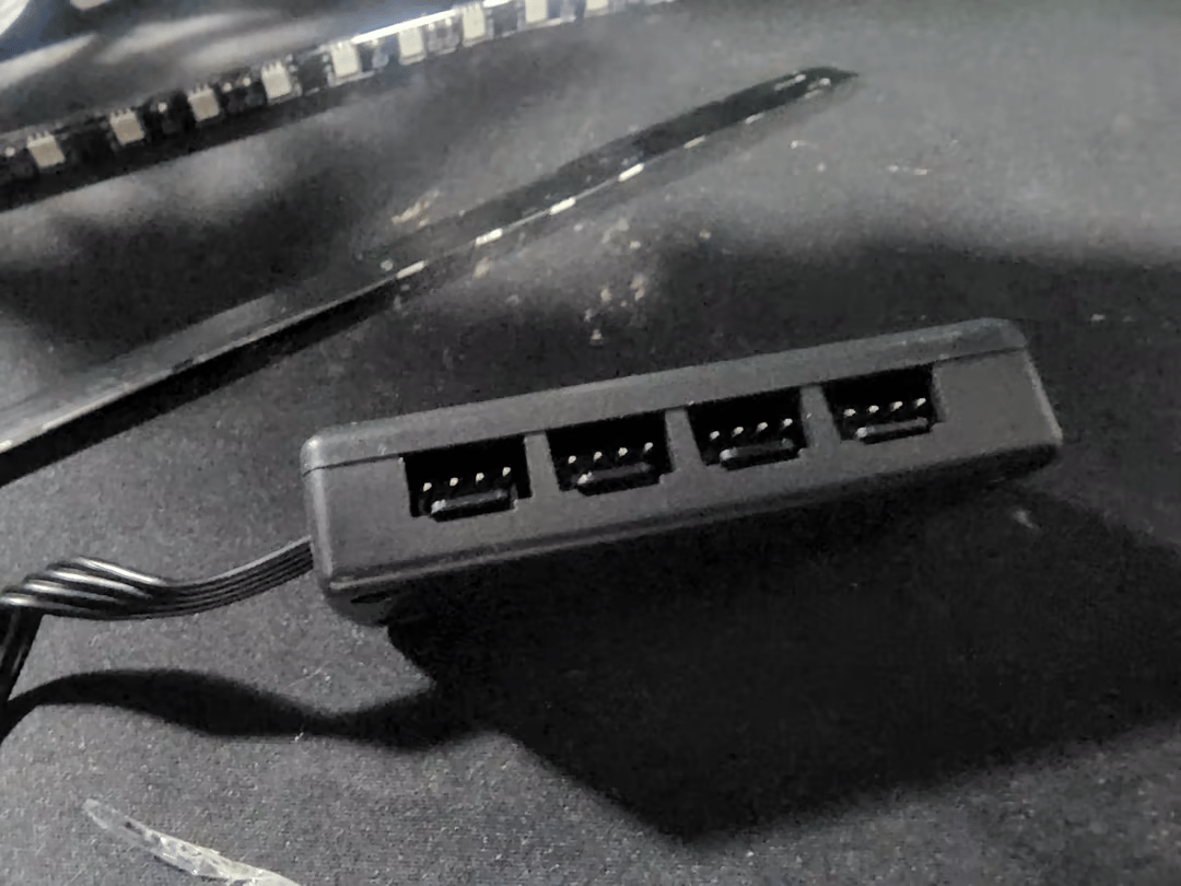 DS RGB 2 Fans, 2 RGB Strip, and a fan RGB controller (must include a source RGB product)