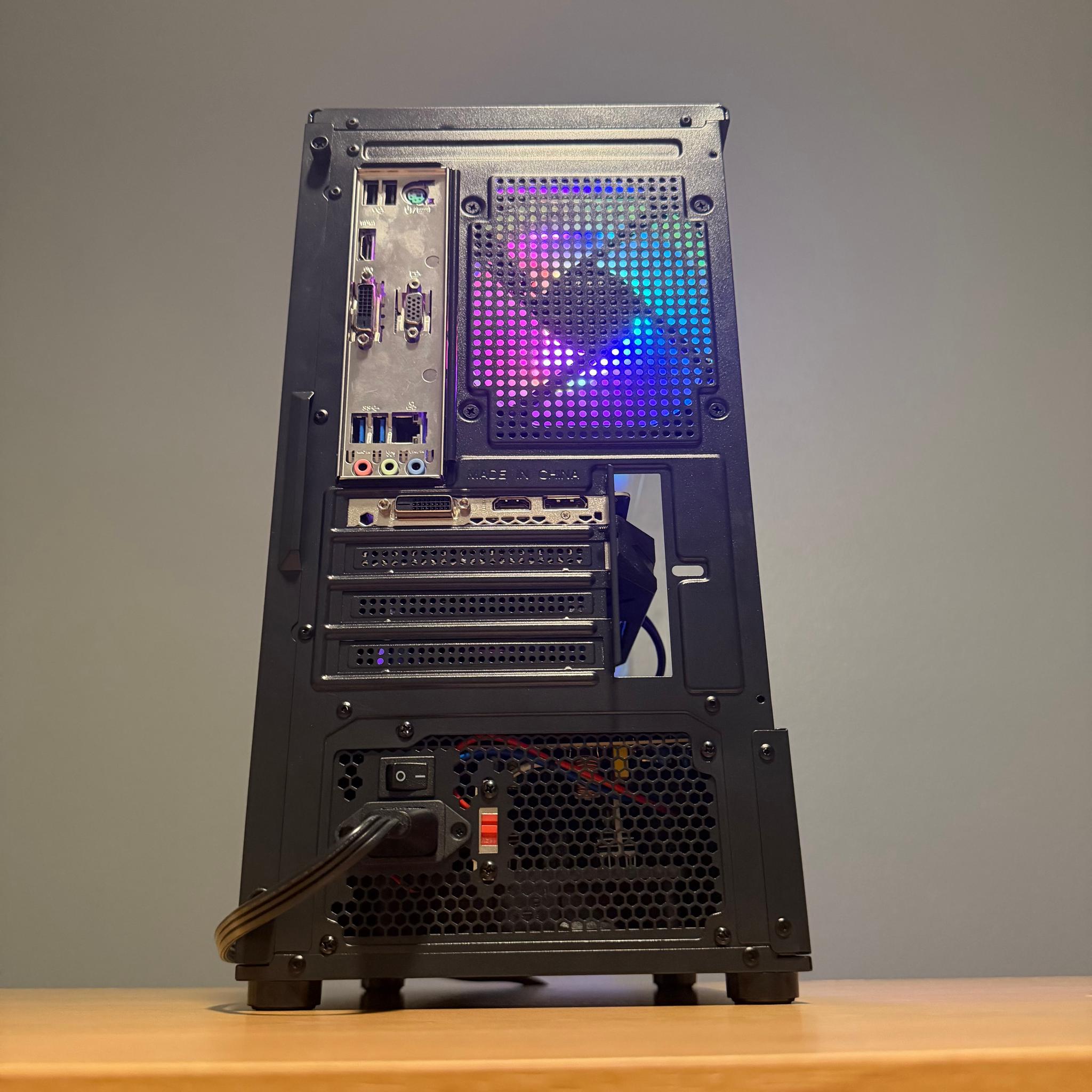 CUSTOM BUDGET GAMING PC -  Intel i7 8700  NVIDIA GTX 1660 SUPER 16GB DDR4 250GB SATA SSD WIN11