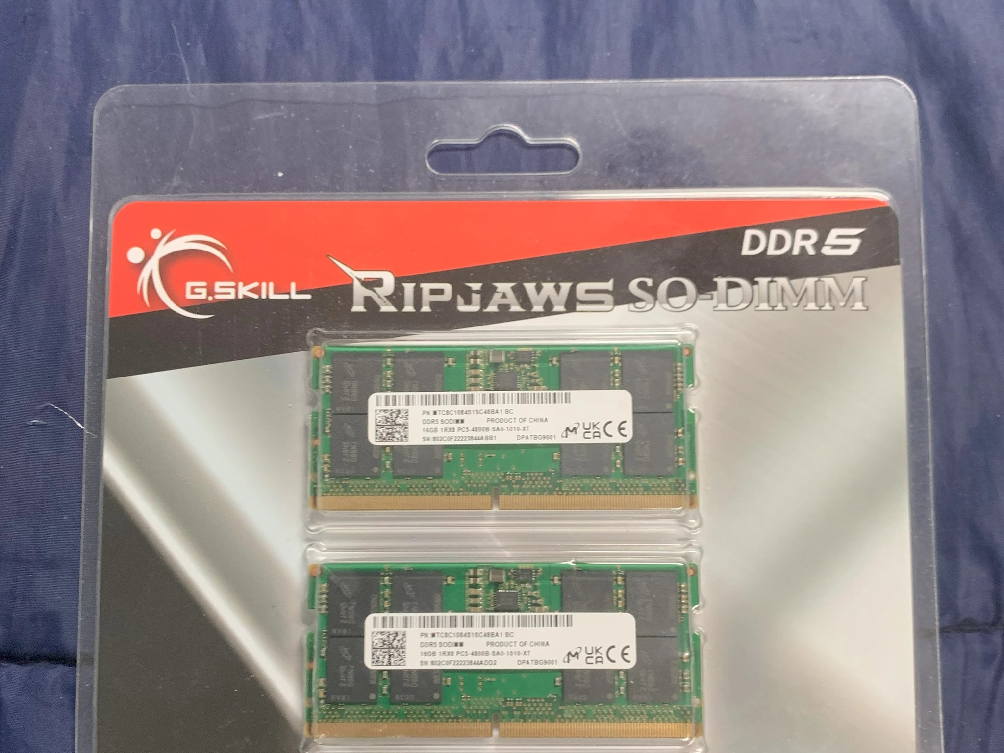 Used OEM Micron DDR5 RAM