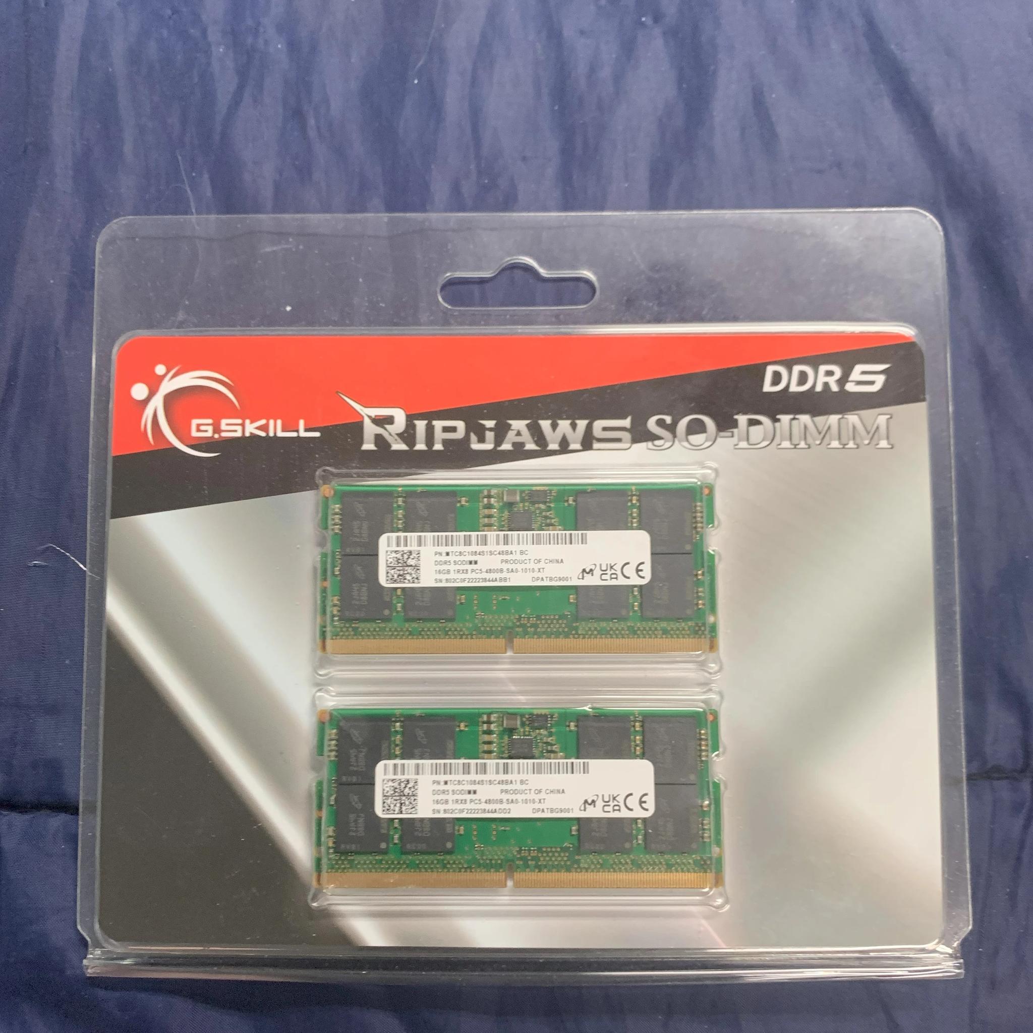 Used OEM Micron DDR5 RAM