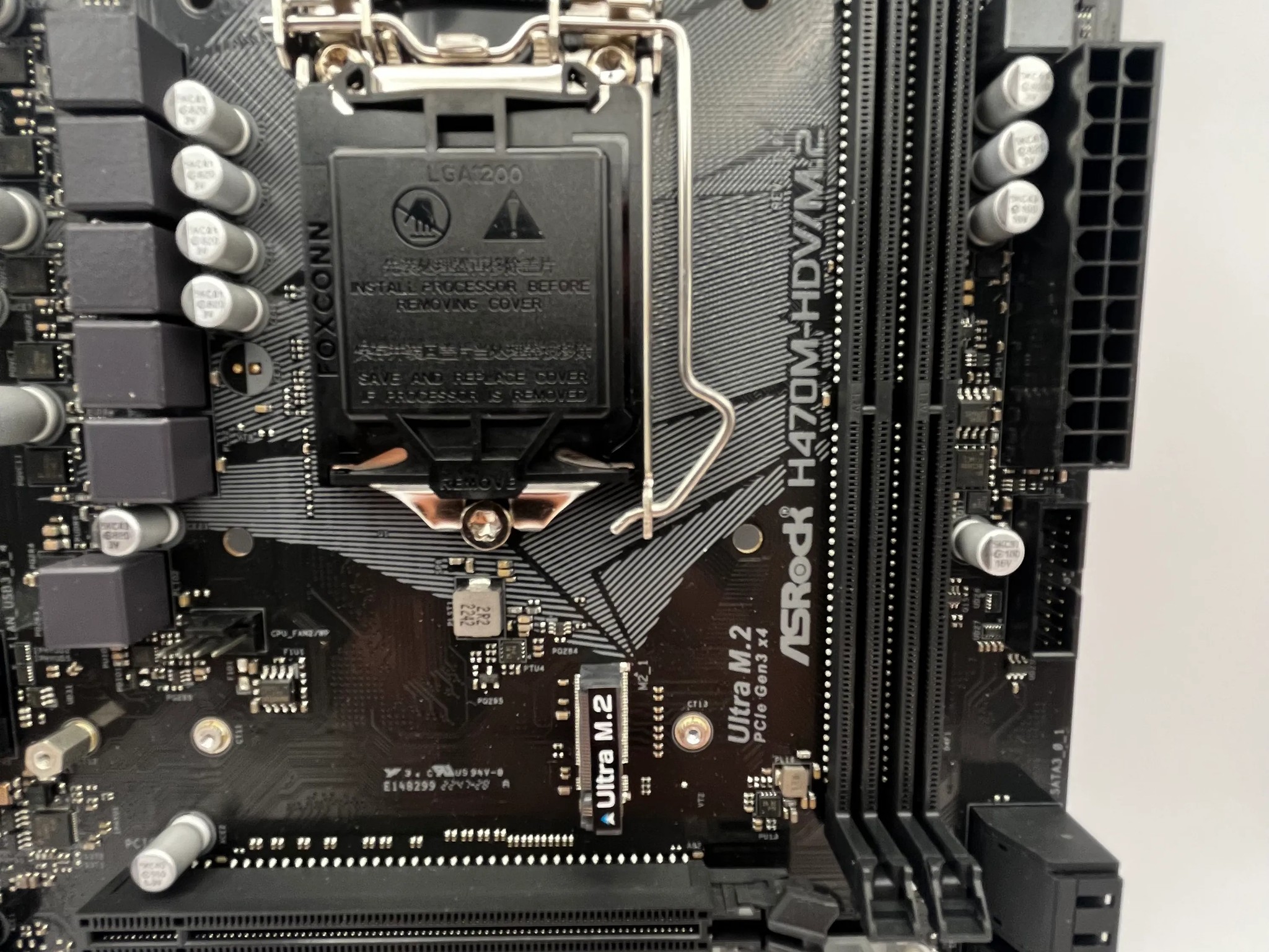 ASRock H470M-HDV/M.2 Micro ATX LGA1200 Motherboard