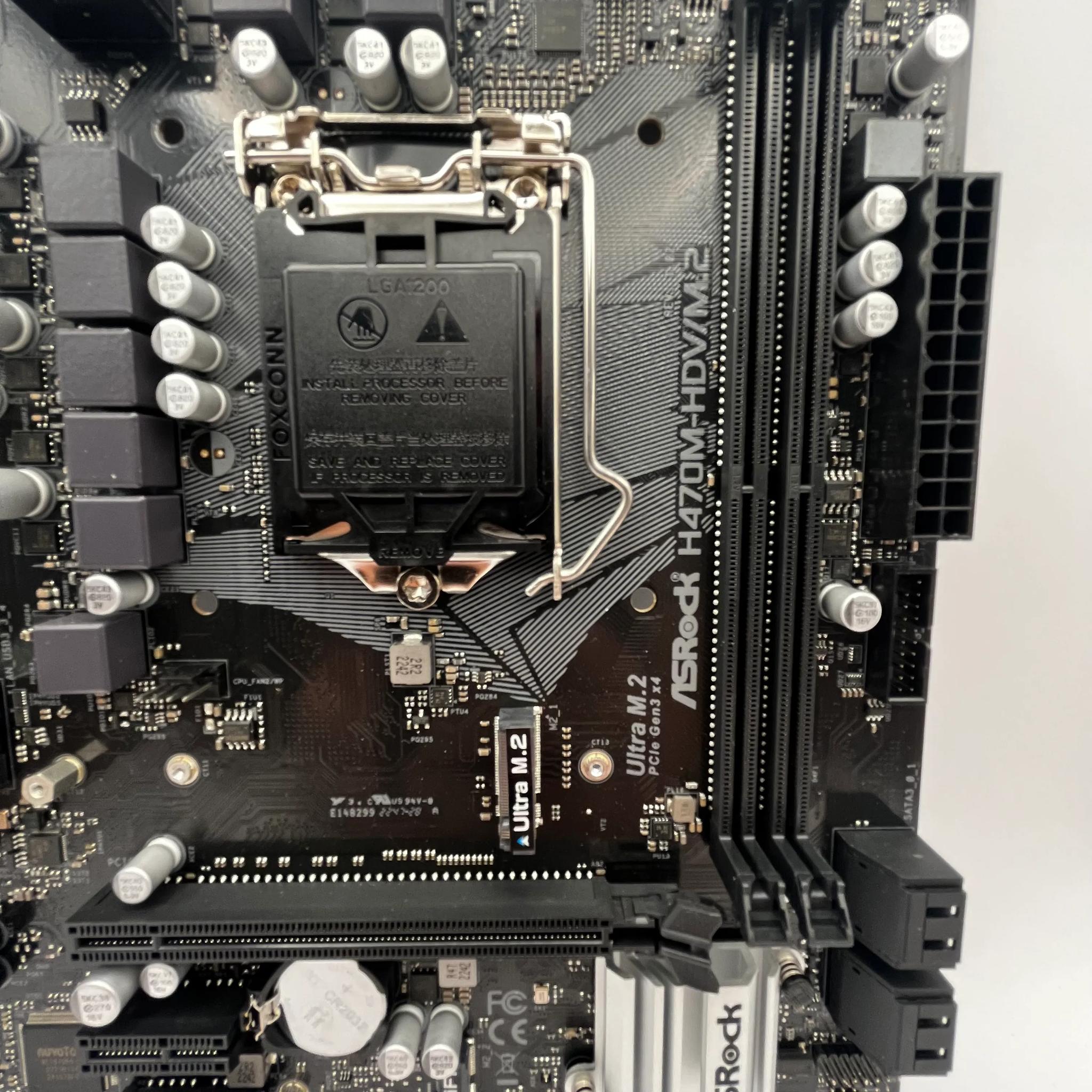 ASRock H470M-HDV/M.2 Micro ATX LGA1200 Motherboard