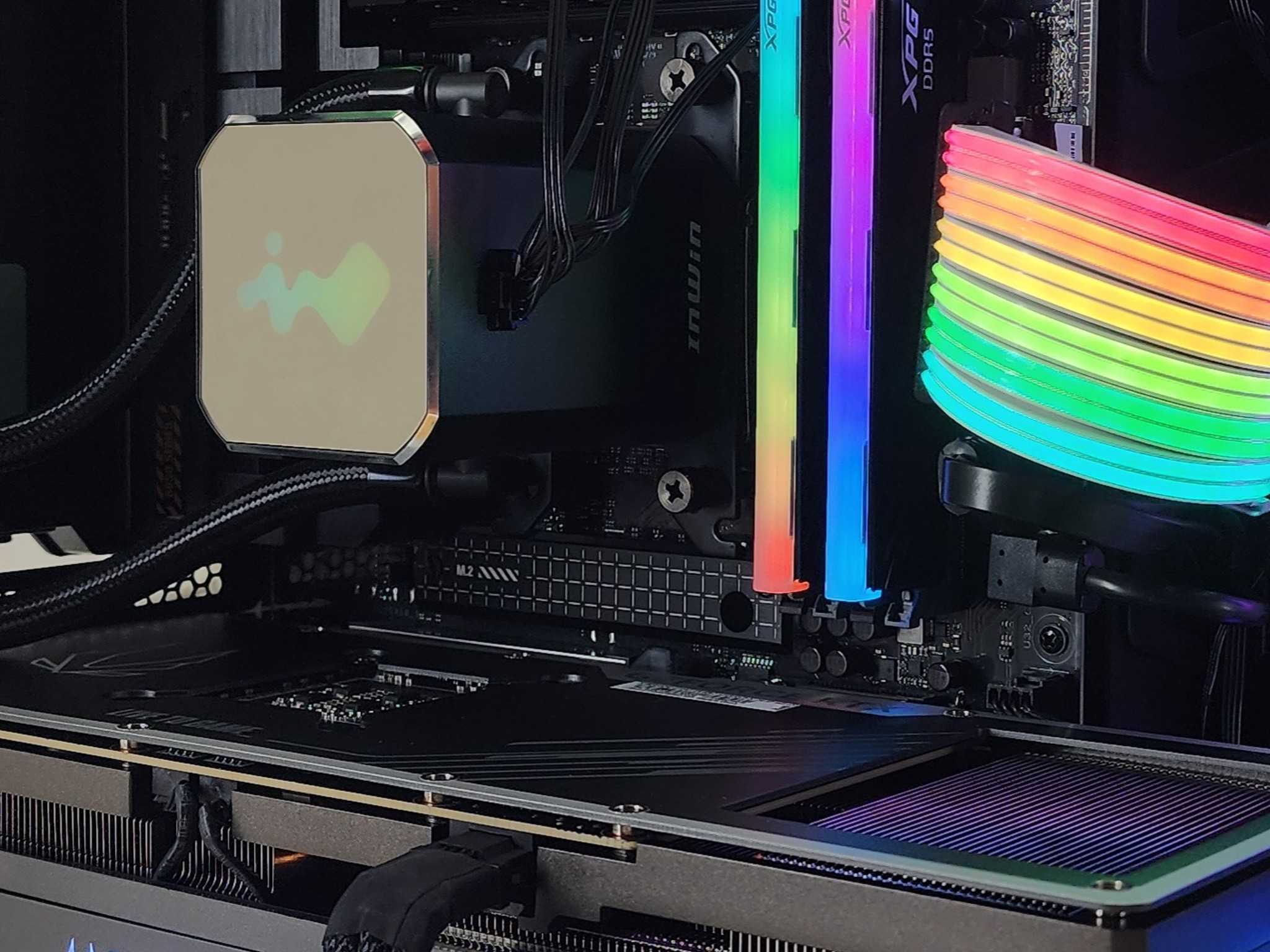 Gaming PC Ryzen 7 9800X3D 32GB RAM 2TB SSD RTX 4070 Ti SUPER 16GB Win11 Computer