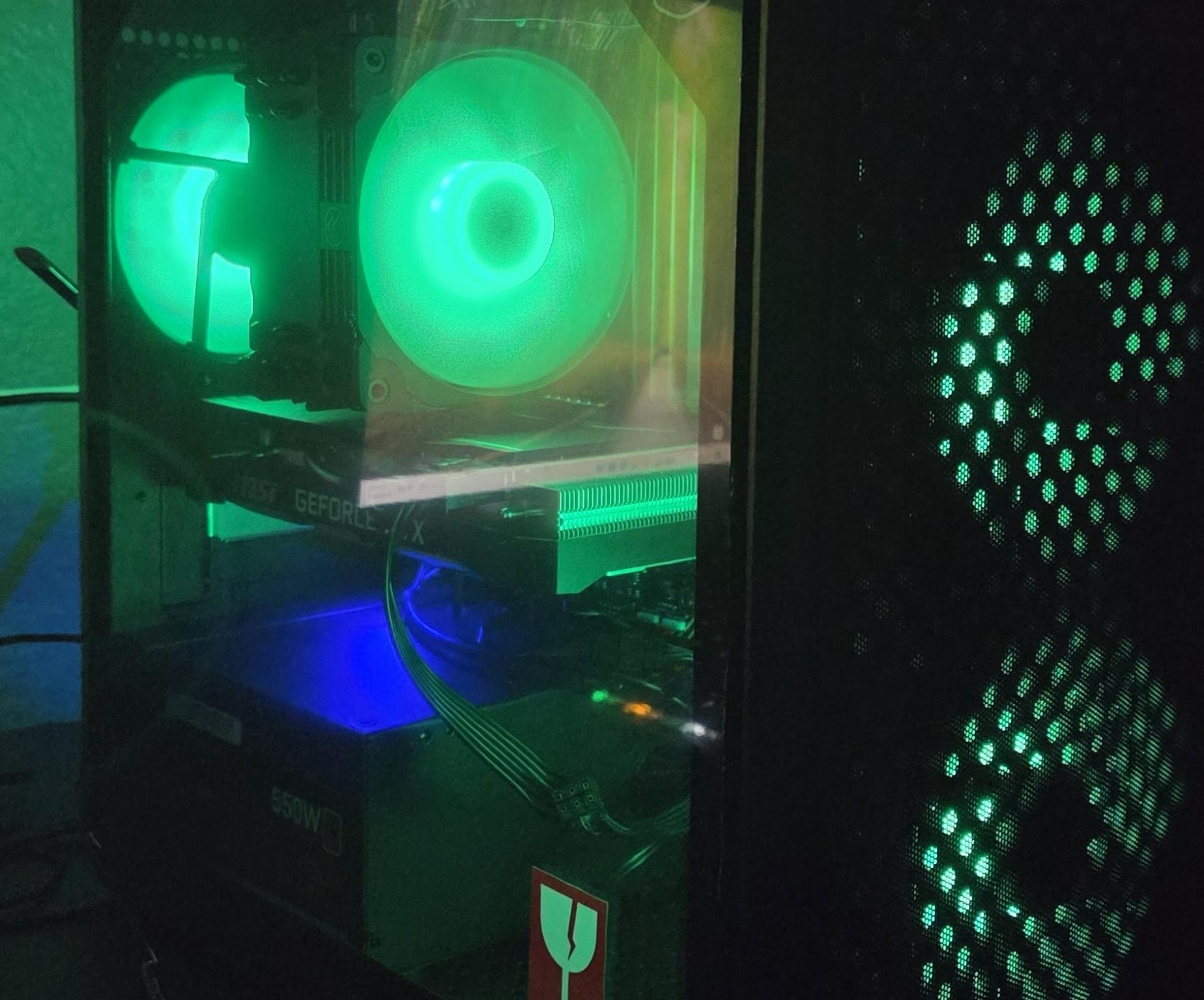 Black RGB Gaming PC - GTX 1660 Super | i5-10400F | 16GB RAM | NVMe SSD