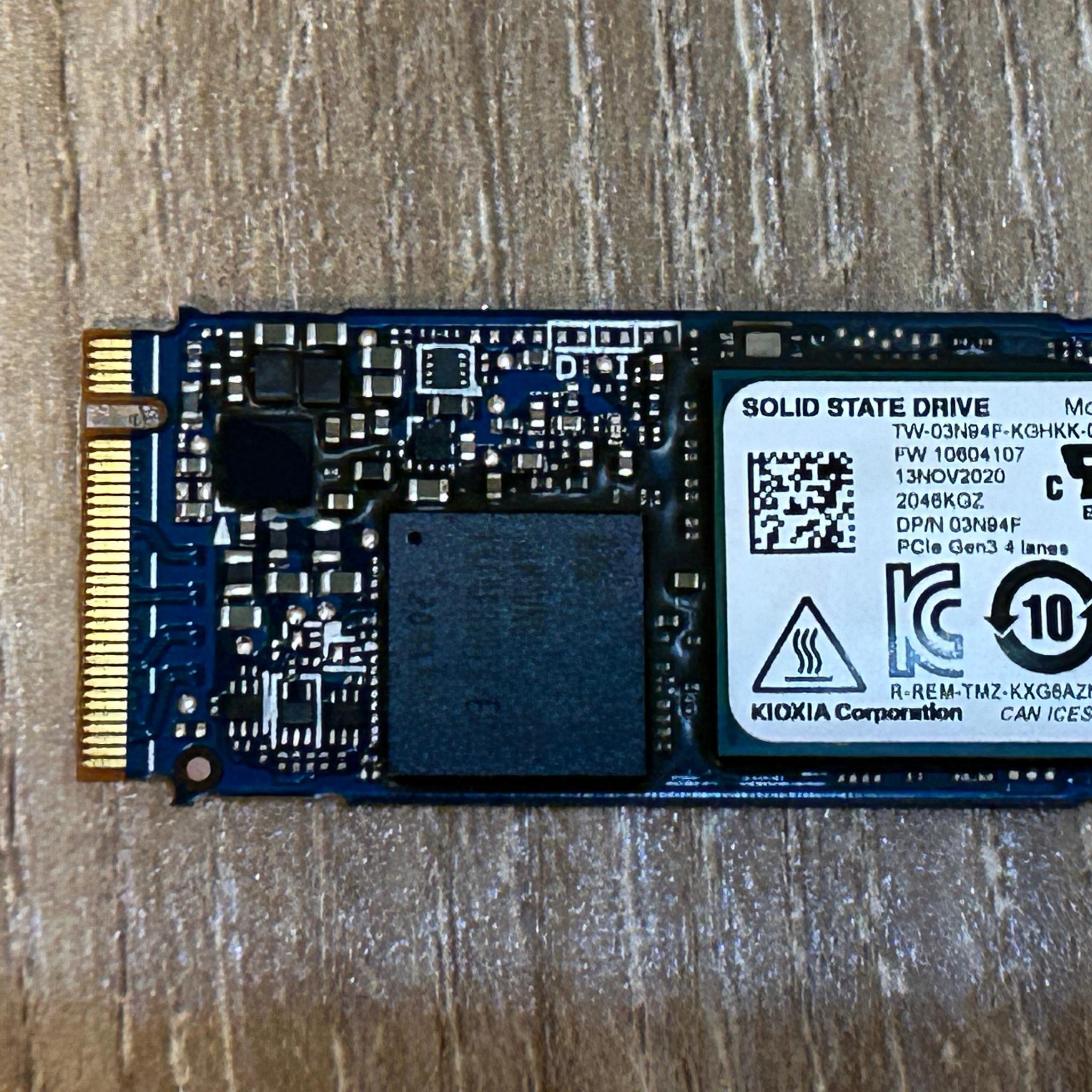 1TB SSD - KIOXIA 2280 M.2 NVMe Gen 3.0 x4 KXG60ZNV1T02 Solid State Drive - 22264