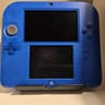 CUSTOM USED Nintendo 2DS Blue/Black Handheld Console, Mario Kart 7 Edition