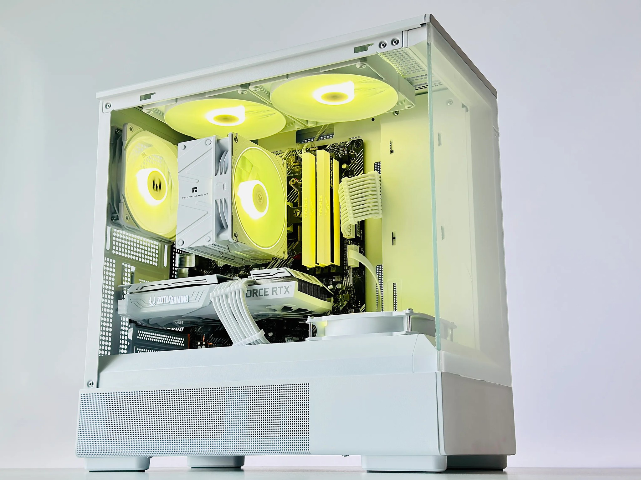 🤍🍏1080P/1440P Gaming PC❄️Nvidia RTX 3070 8GB❄️AMD Ryzen 5 5600 6 core❄️16GB DDR4❄️1TB NVME