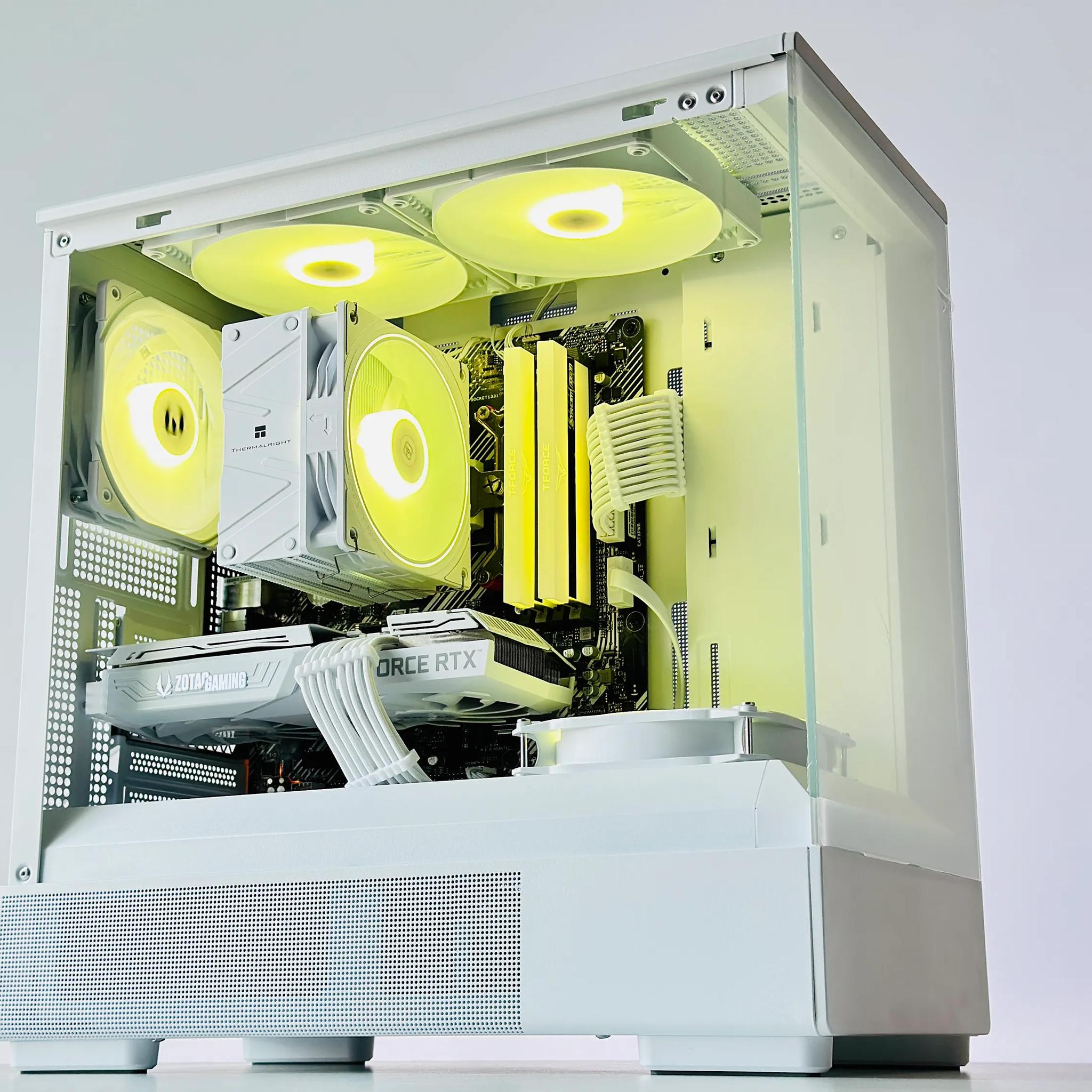 🤍🍏1080P/1440P Gaming PC❄️Nvidia RTX 3070 8GB❄️AMD Ryzen 5 5600 6 core❄️16GB DDR4❄️1TB NVME