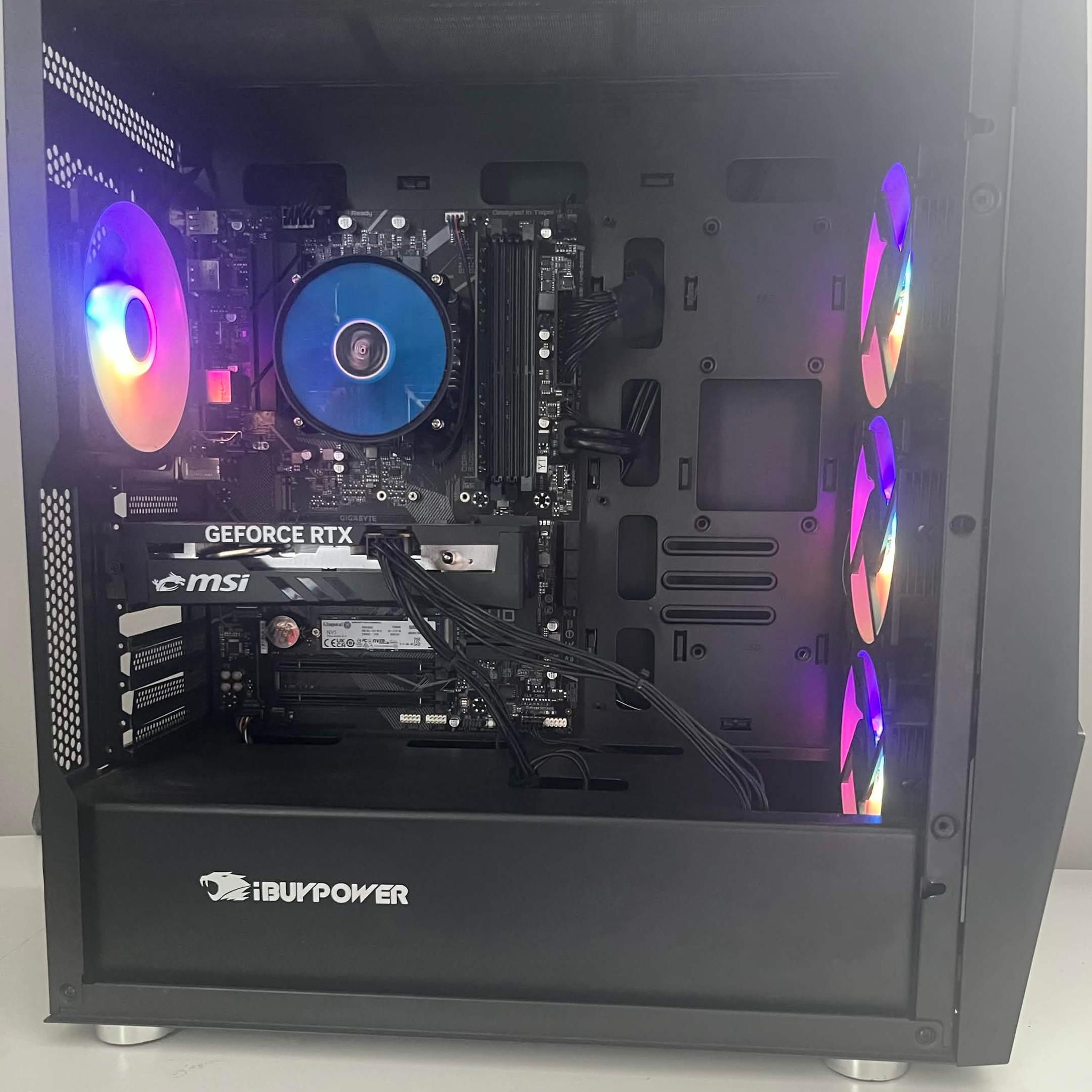 🖥️ RTX 5050 | i5 11400F | 16gb DDR4 | 500 GB Gen 3 NVMe SSD | Black Gaming PC