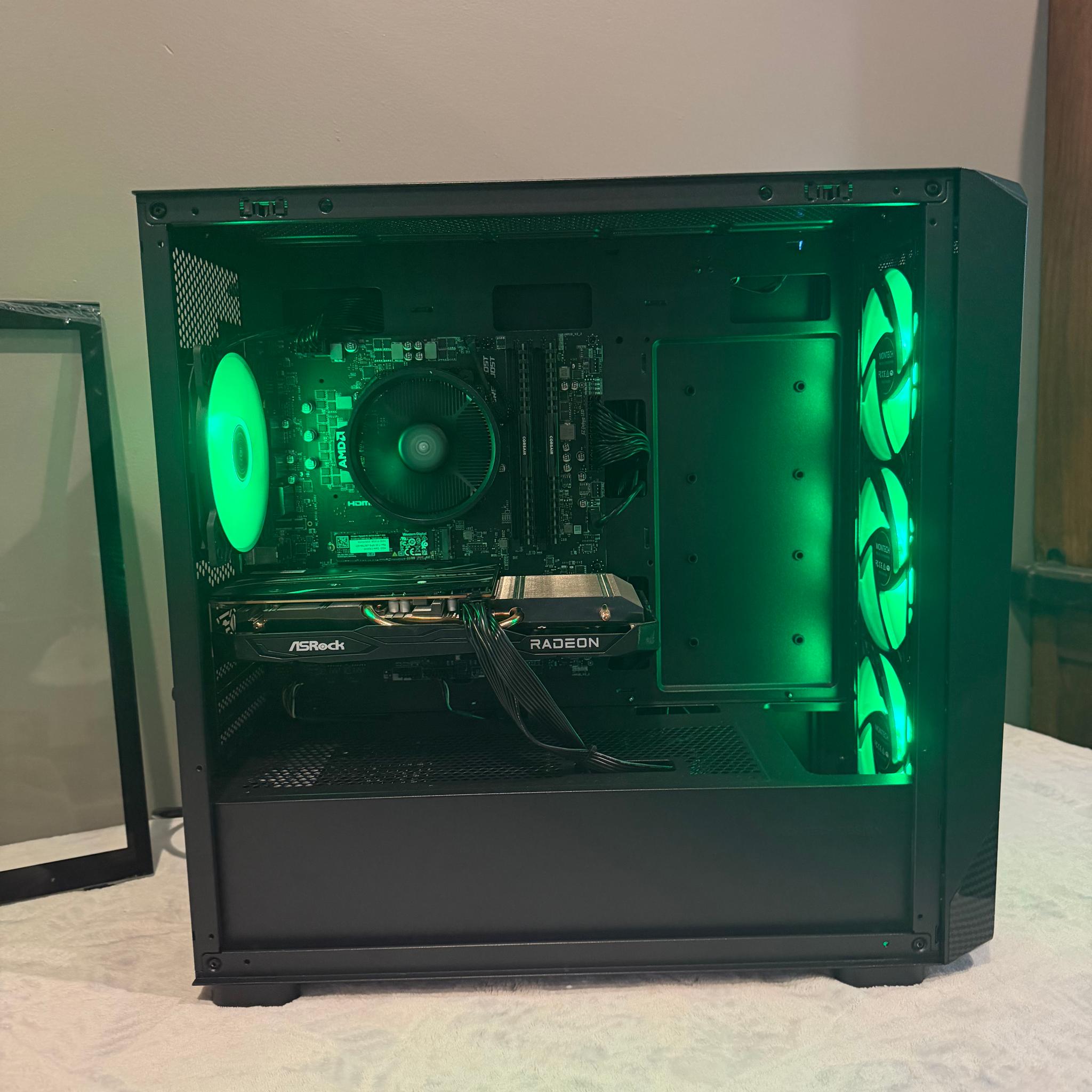 Radeon RX 6600 Custom Gaming PC - Ryzen 5 3600, 512GB NVMe SSD