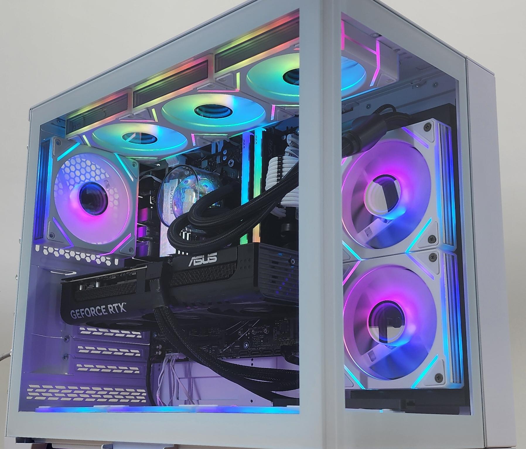 Gaming PC Ryzen 7 9700X 32GB RAM 1TB SSD RTX 5070 12GB Windows 11 Computer