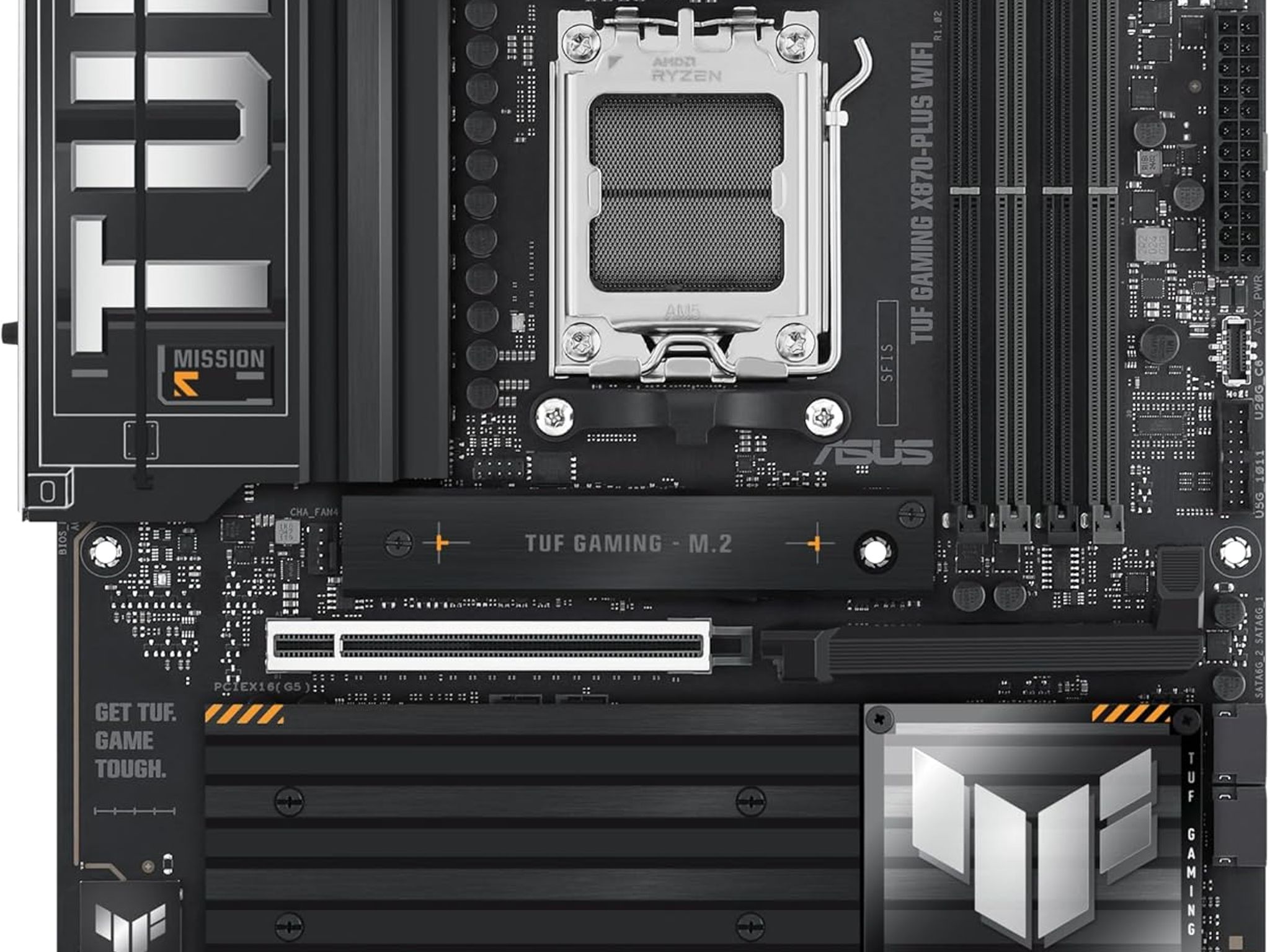 ASUS TUF Gaming X870-PLUS WiFi7 AMD AM5 DDR5 ATX Desktop Motherboard