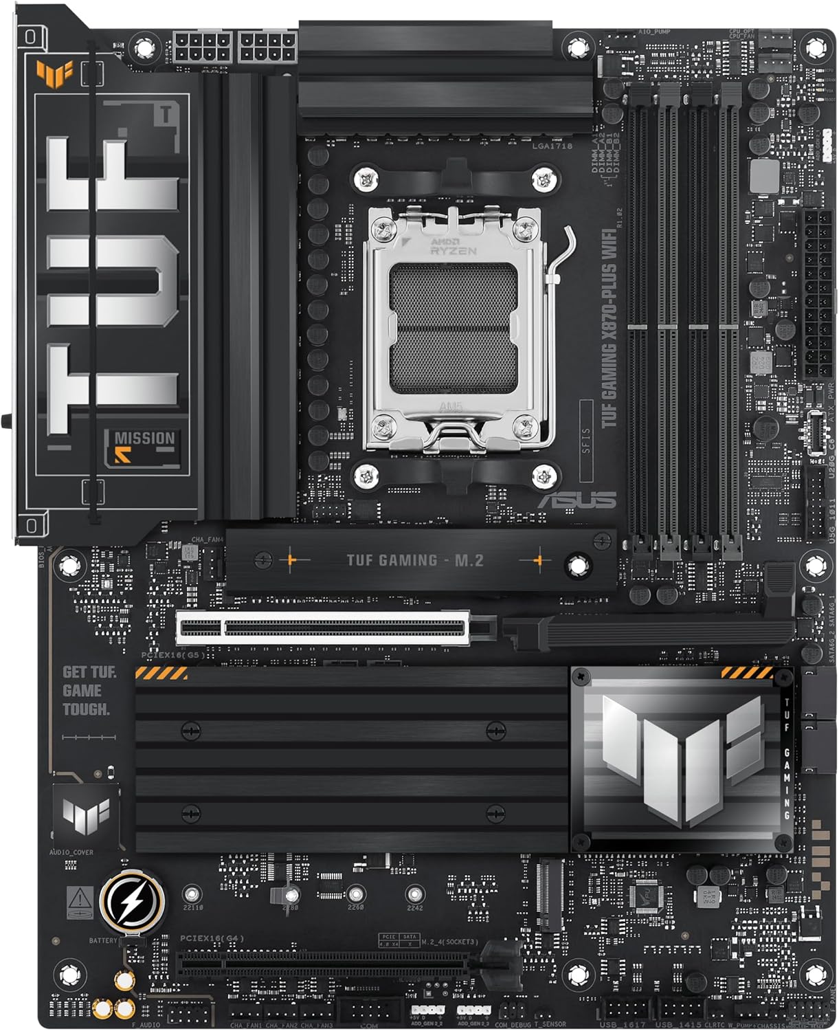ASUS TUF Gaming X870-PLUS WiFi7 AMD AM5 DDR5 ATX Desktop Motherboard