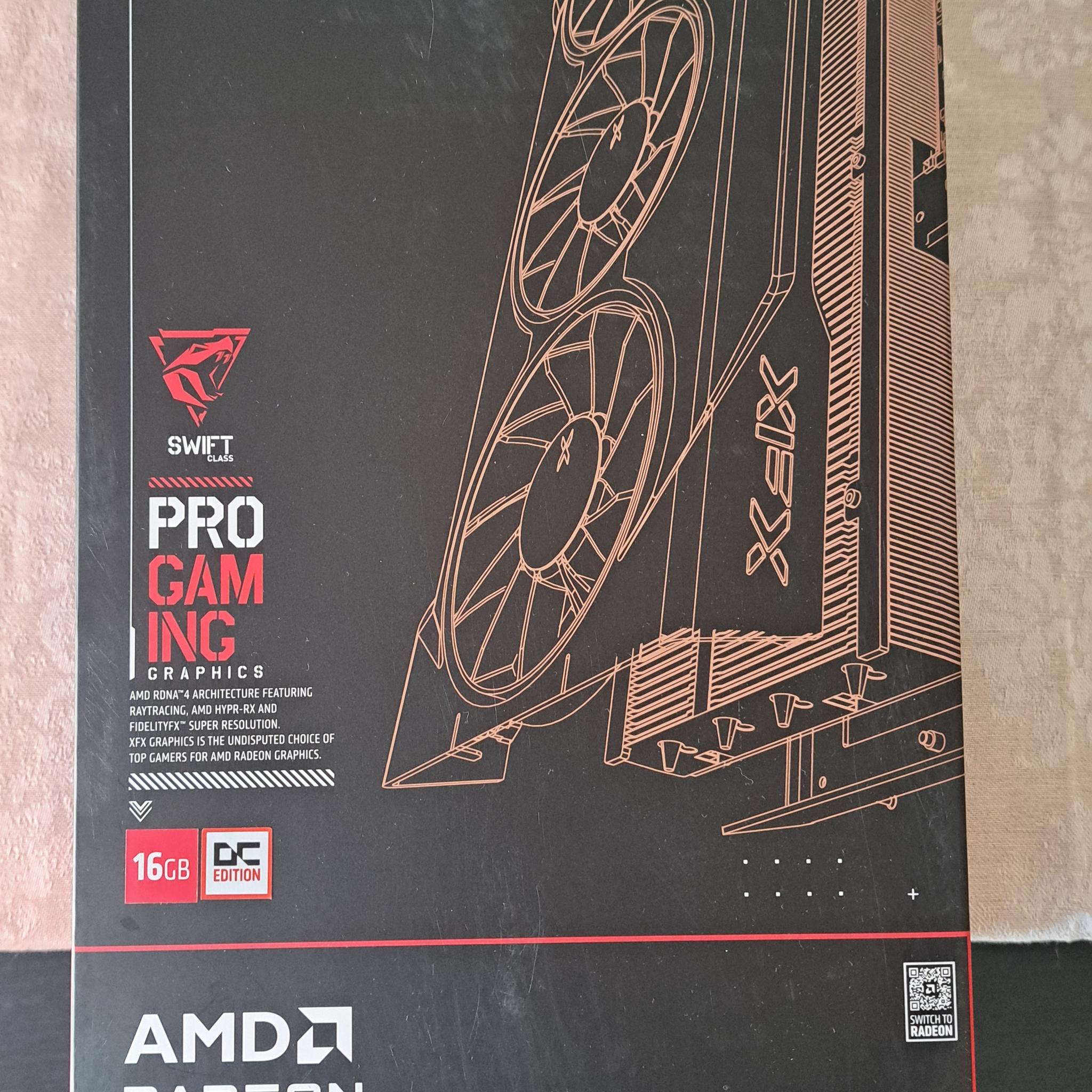 XFX Swift RX 9060 XT 16GB - New in opened box