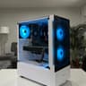 GTX 1080 8GB, Ryzen 5 2600X, 8GB RAM | White RGB Gaming Computer/PC