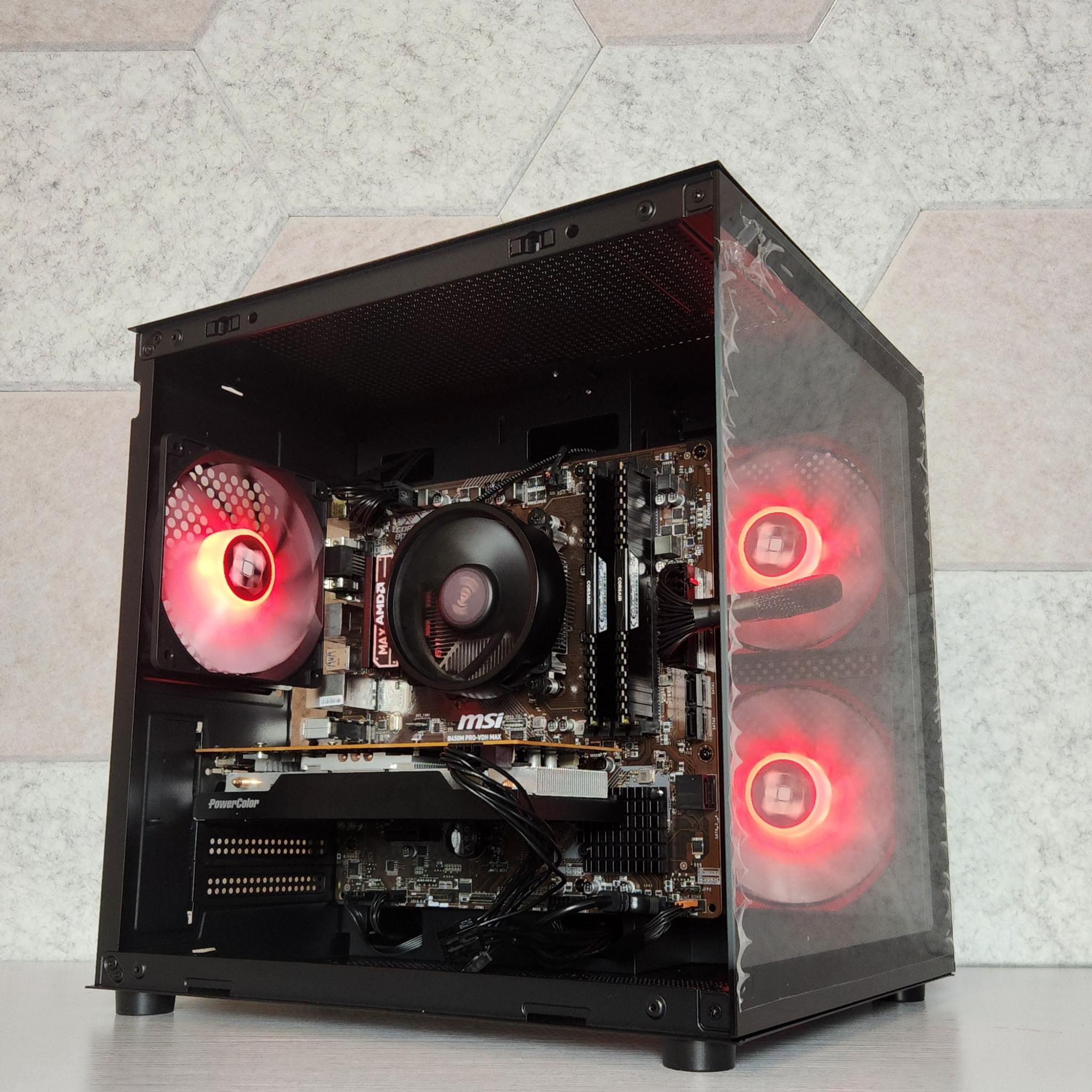 🔴⚫AMD Gaming PC | RX 6600 8GB | Ryzen 5 3600 | 16GB RAM | 1TB NVMe SSD | FREE SHIPPING | WIFI/BT